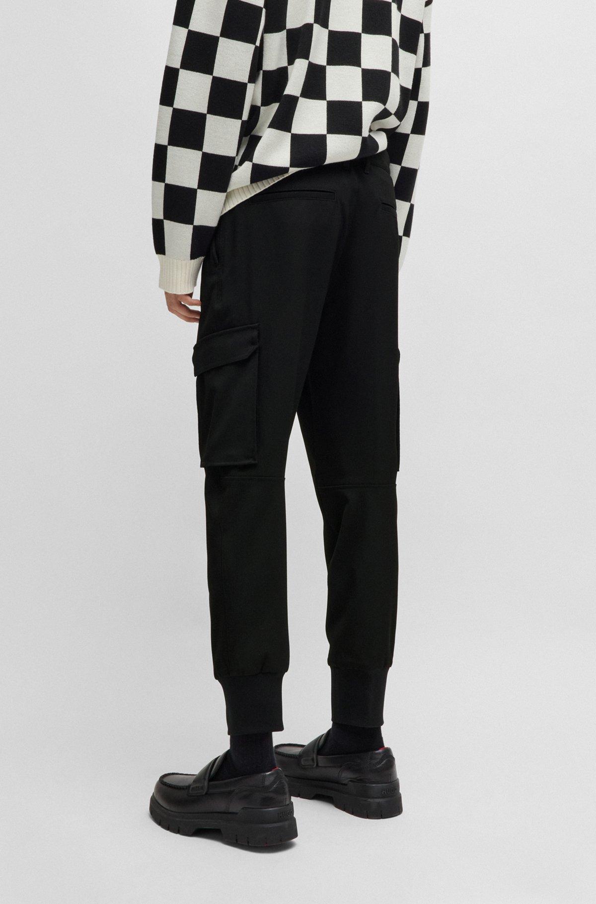 Slim-fit trousers in stretch gabardine Product Image