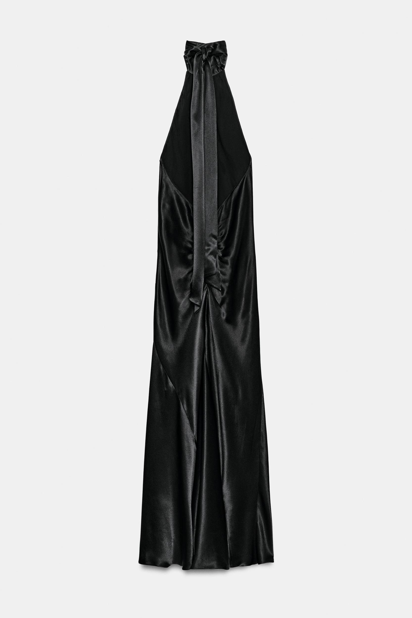 ZW COLLECTION SATIN EFFECT HALTER DRESS Product Image