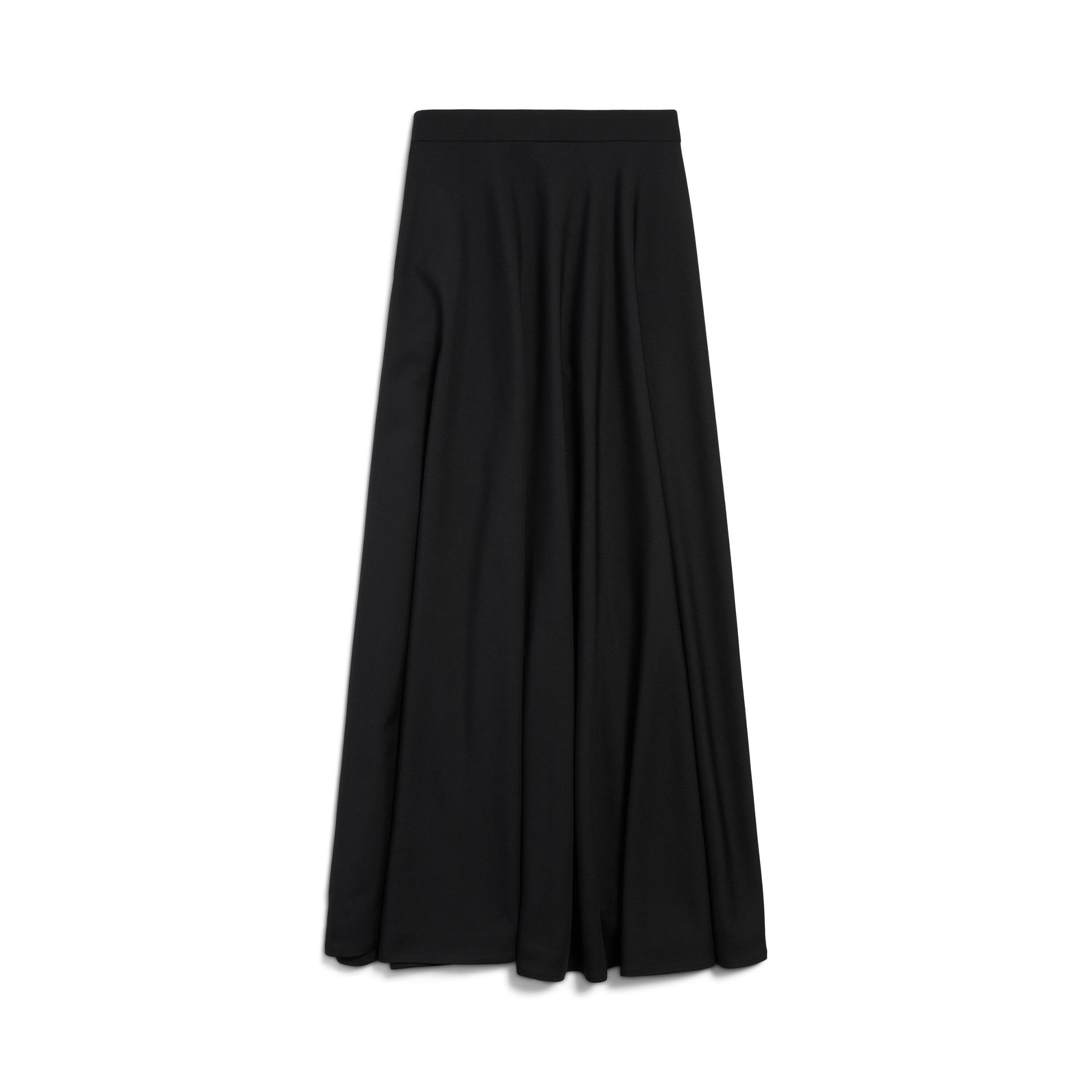 Women's Low Waist Maxi Skirt in Black Product Image