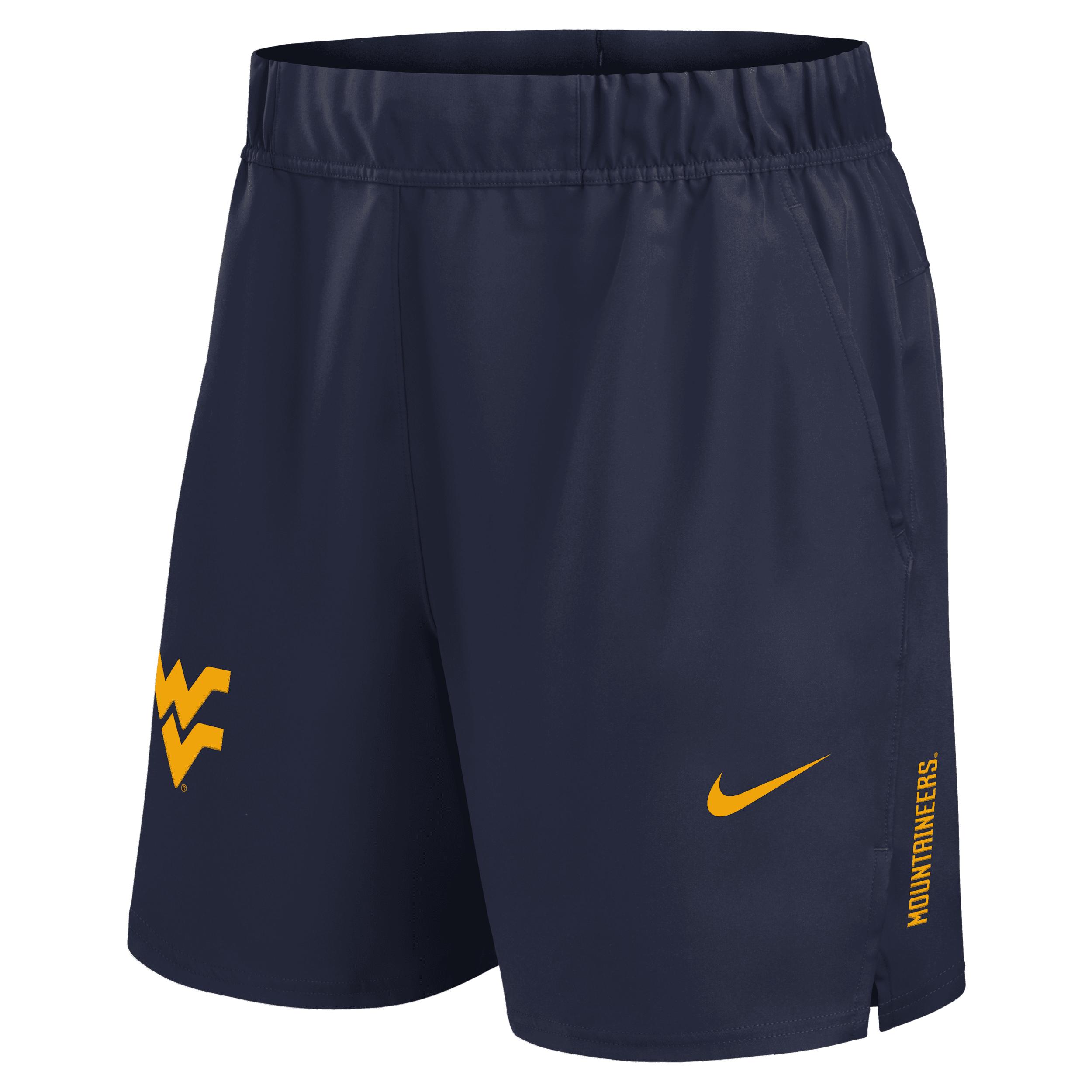 West Virginia Primetime Victory Primary Logo Mens Nike Mens Dri-FIT College Shorts | 01NA41SWVN-TXS Product Image