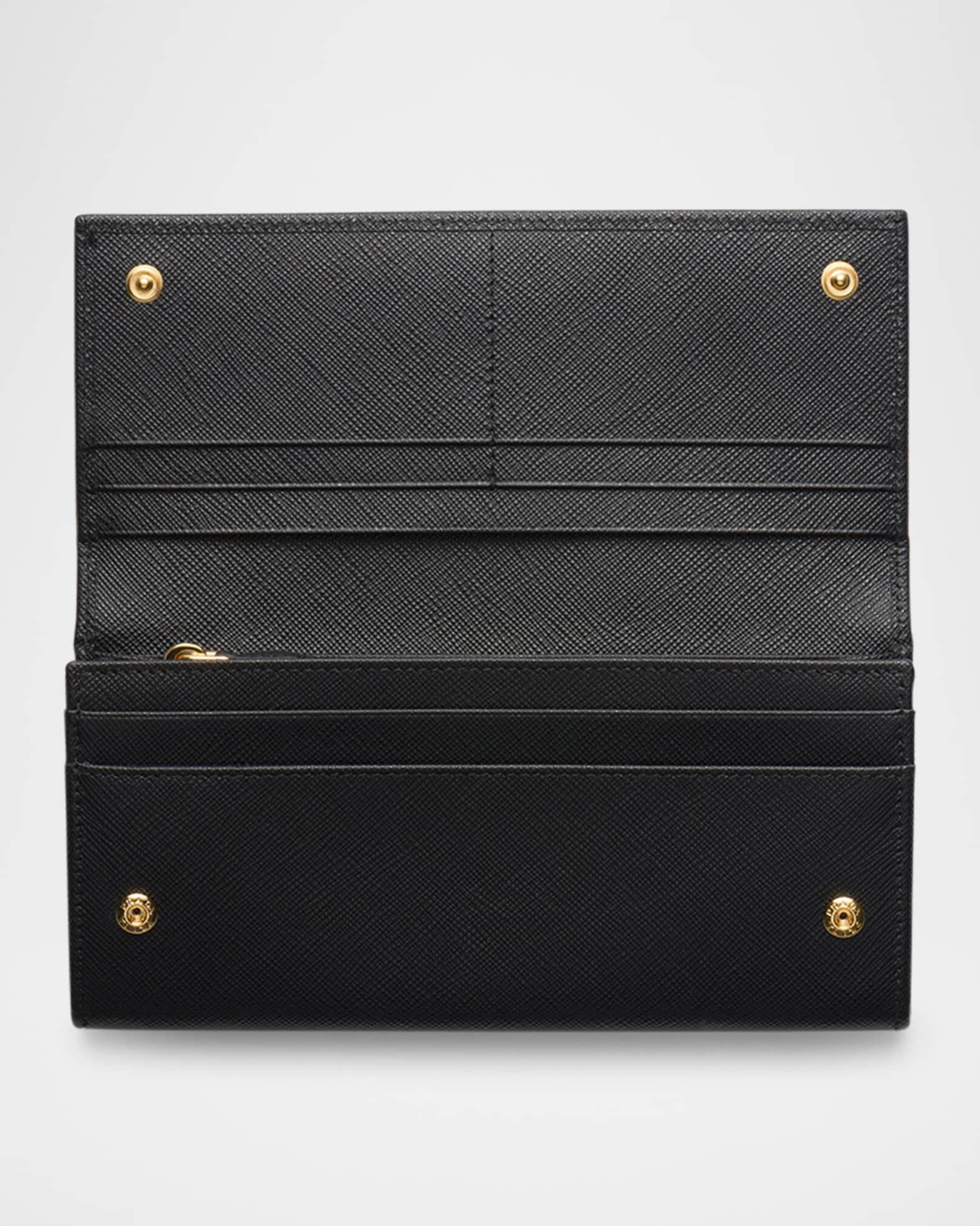 Large Saffiano Leather Flap Wallet Product Image