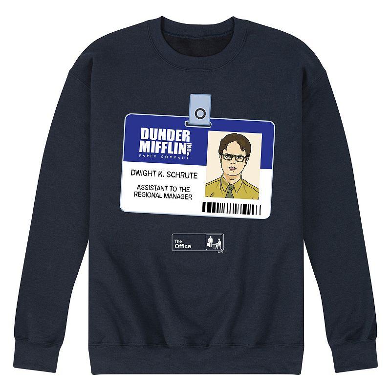Men's The Office Dwight Schrute Badge Sweatshirt,  Product Image