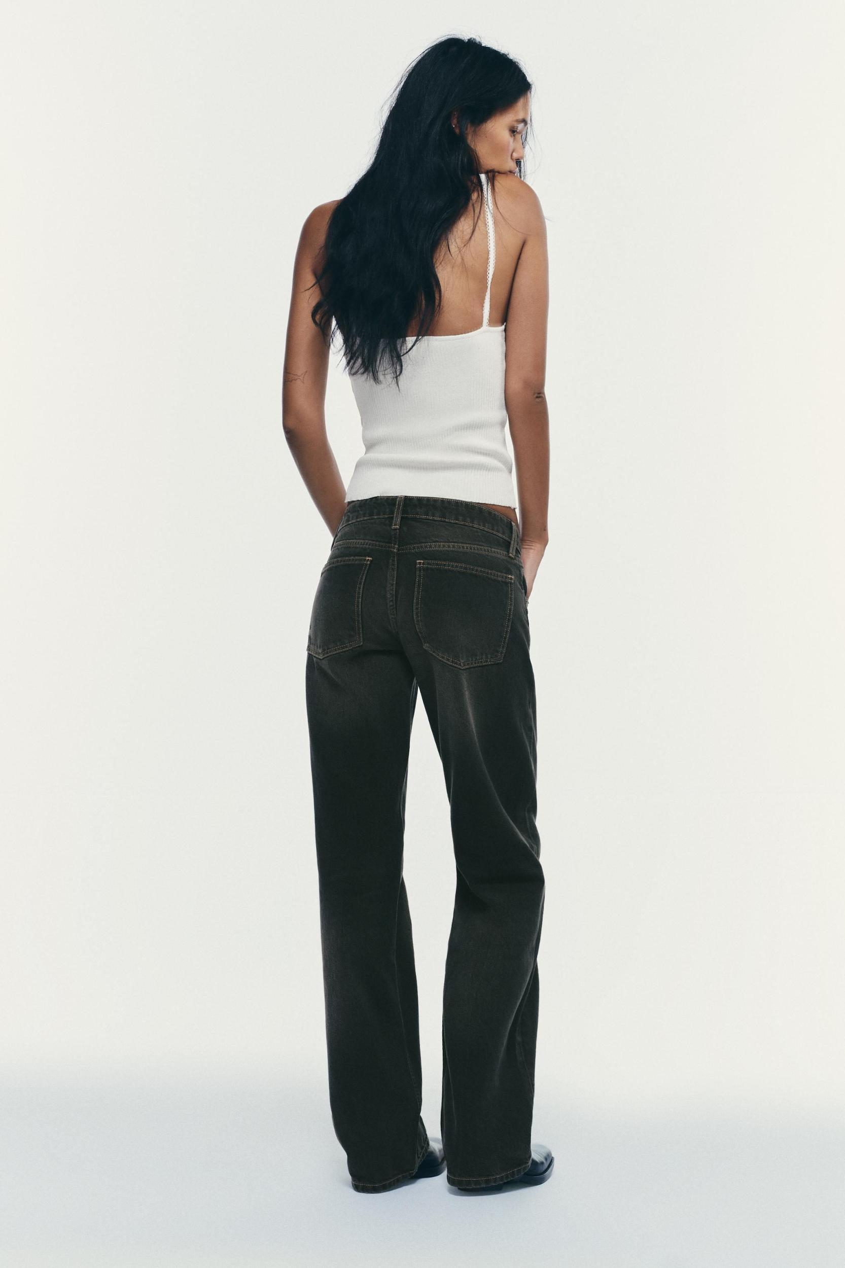 TRF LOW RISE WIDE LEG JEANS Product Image