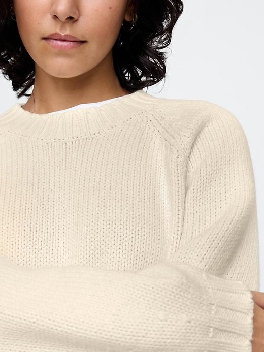 Relaxed Balloon-Sleeve Sweater Product Image