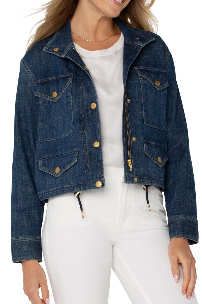 Liverpool Cropped Cargo Jacket Product Image