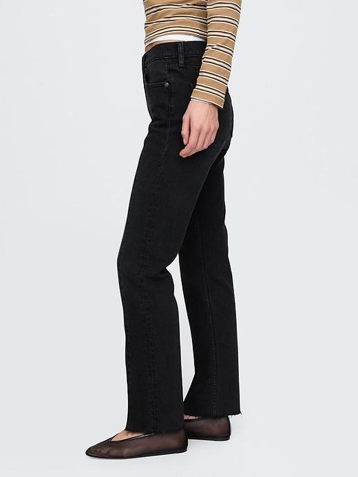 High Rise Studded '90s Straight Jeans Product Image