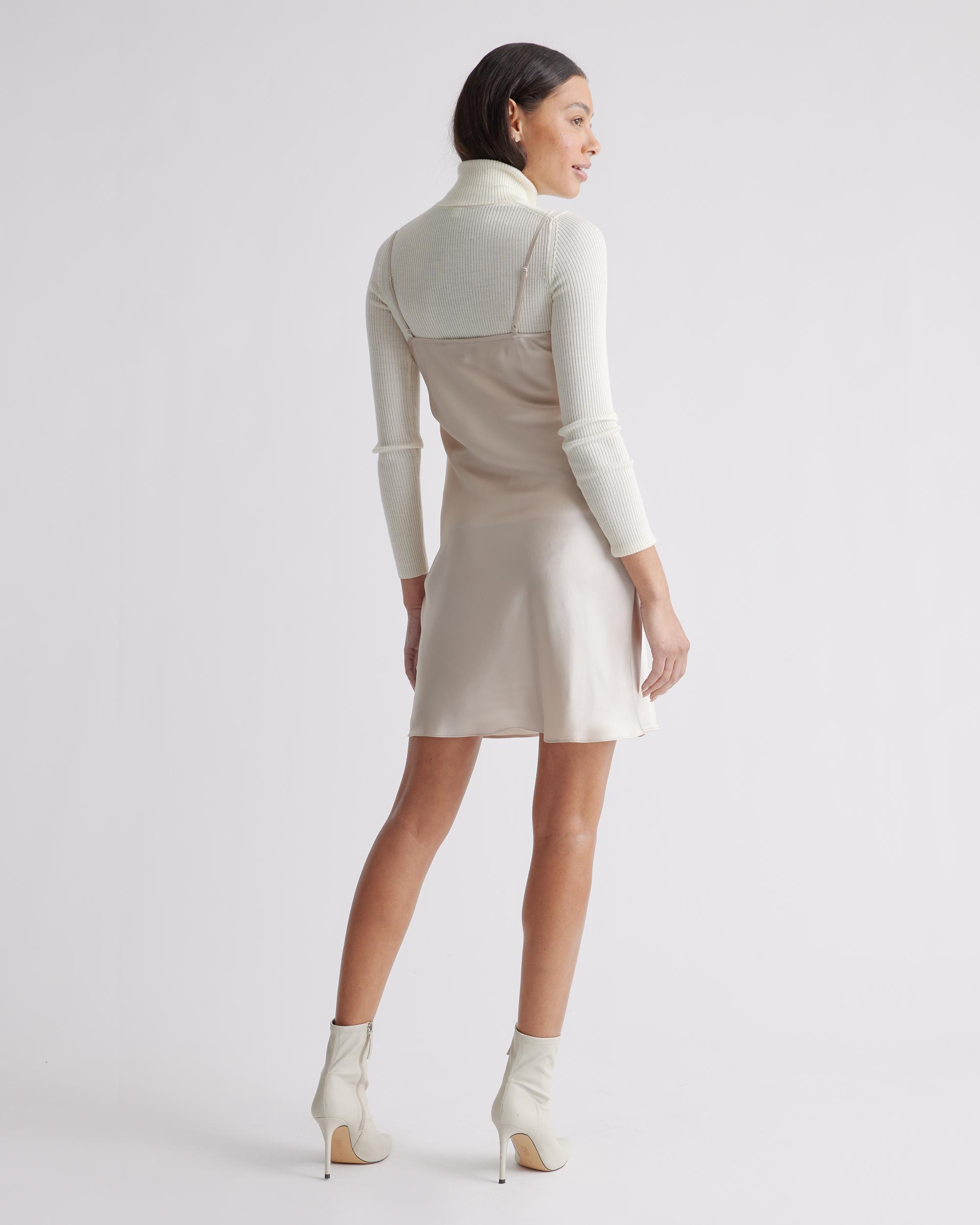 Quince | Women's Mini Slip Dress Size XS, Silk Product Image