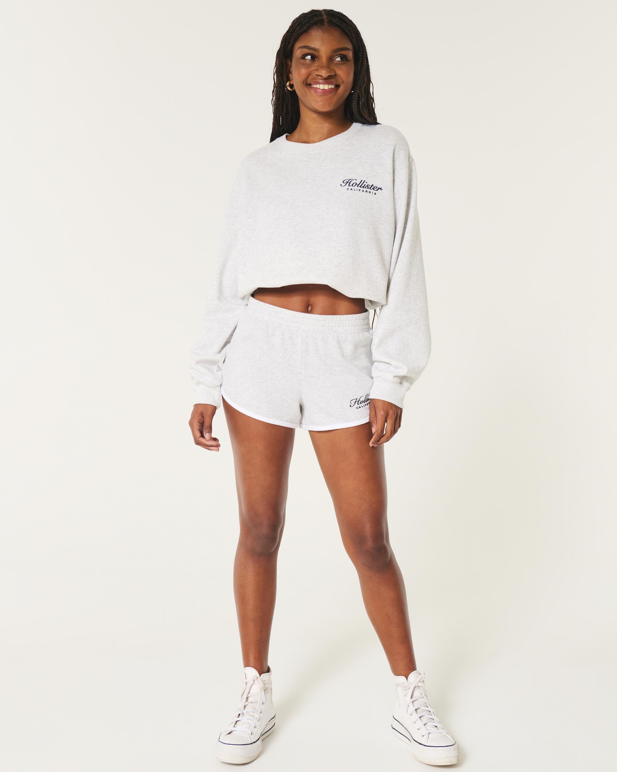 High-Rise Logo Shorts Product Image