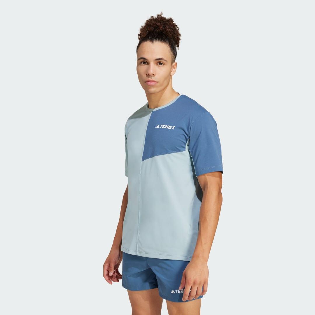 adidas Terrex Multi Climacool Tee Shadow Navy S Mens Product Image