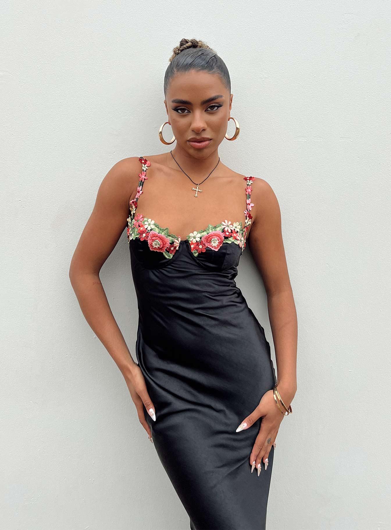 Kenzie Maxi Dress Black Product Image