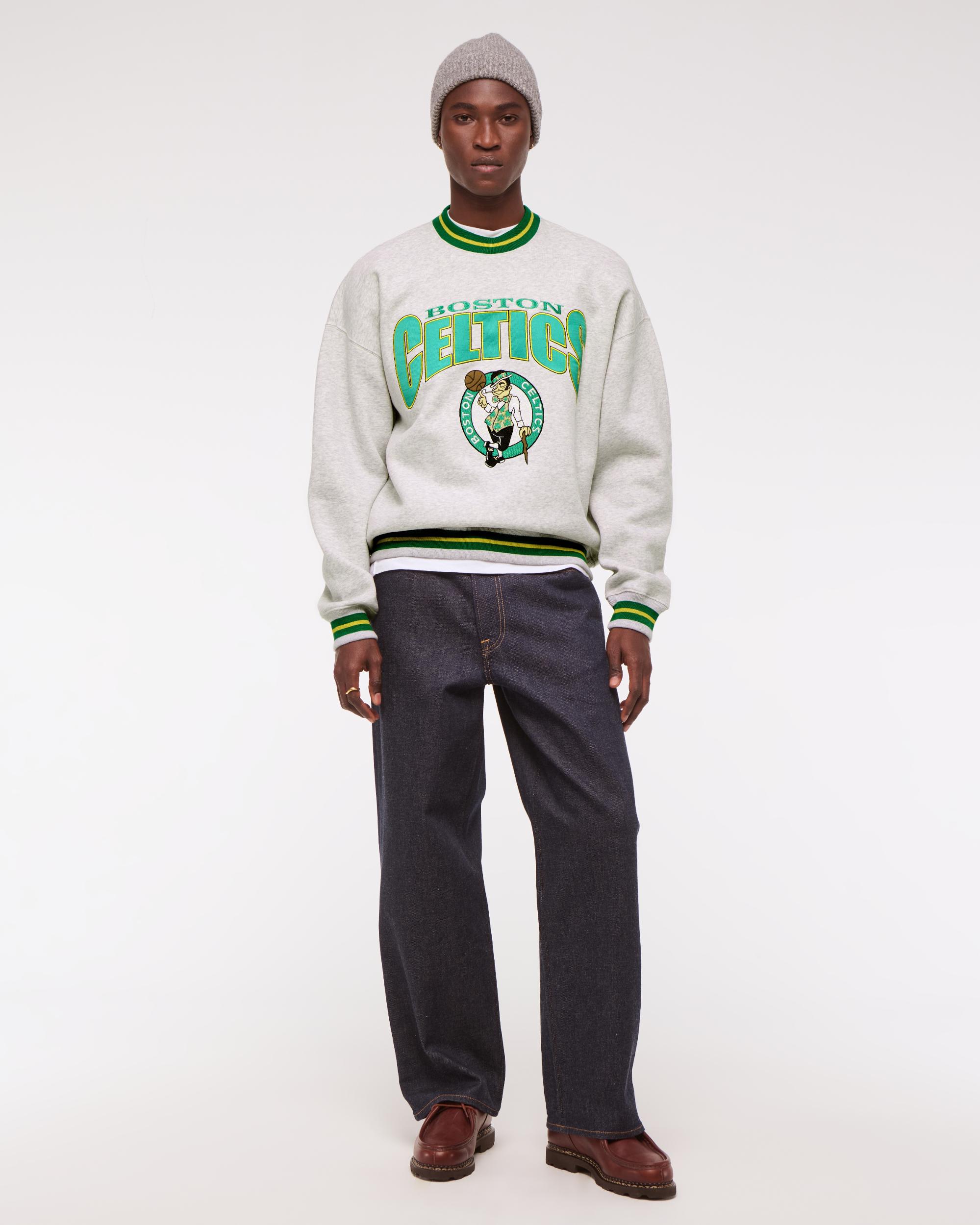 Boston Celtics Graphic Crew Sweatshirt Product Image