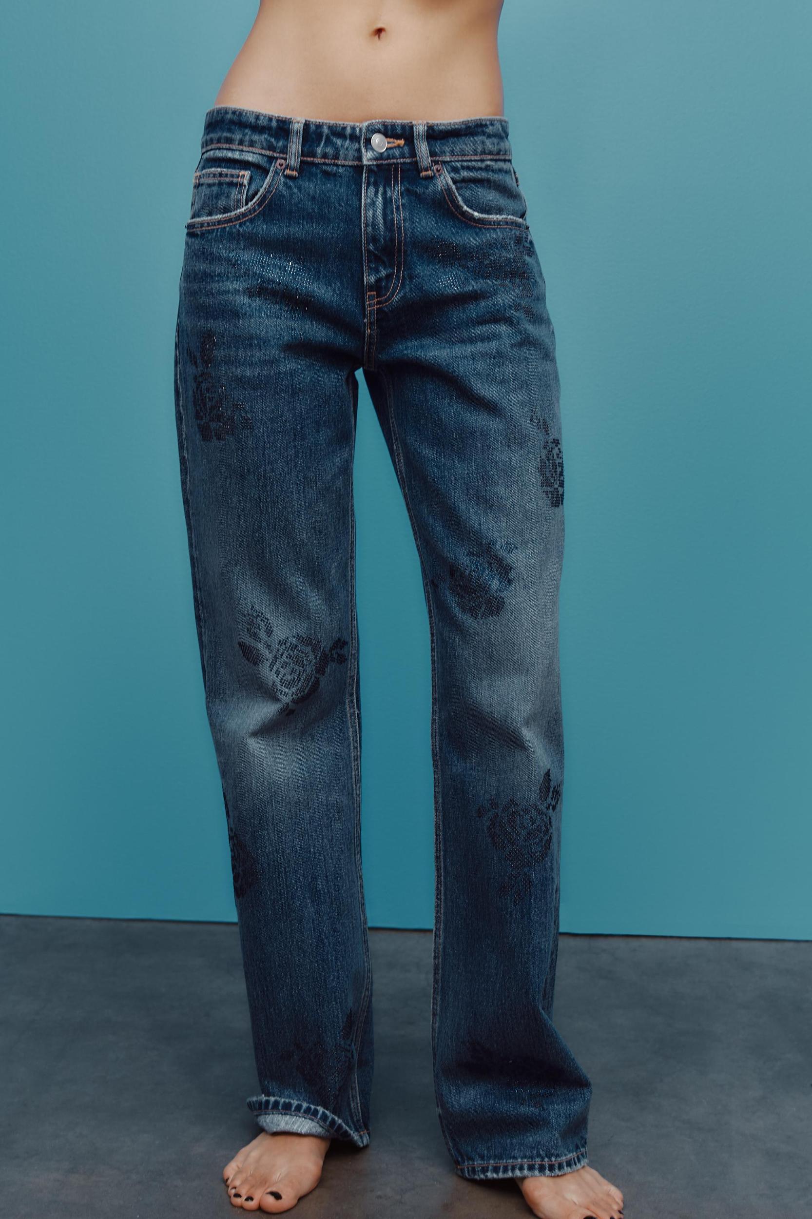 TRF MID-RISE WIDE LEG JEANS Product Image