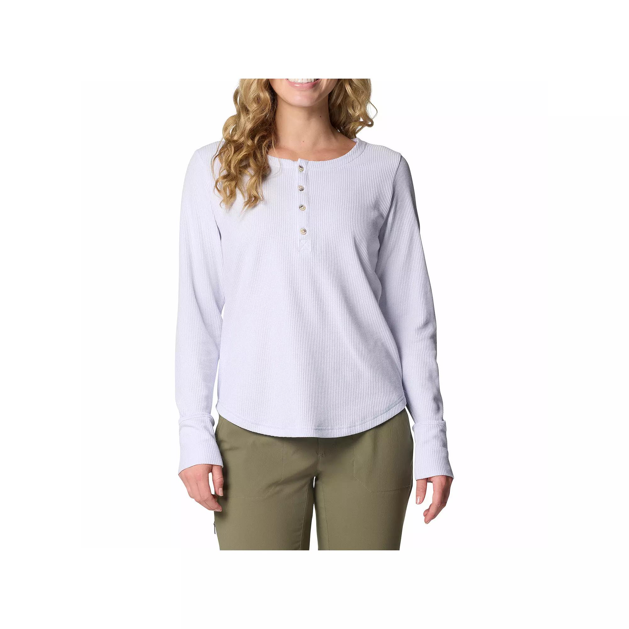 Women's Columbia Blue Point Fall Long Sleeve Henley,  Product Image