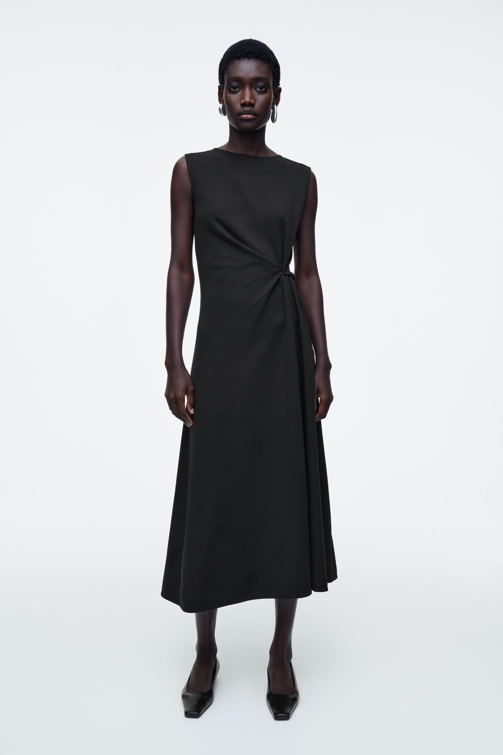 TWIST-DETAIL MIDI DRESS Product Image