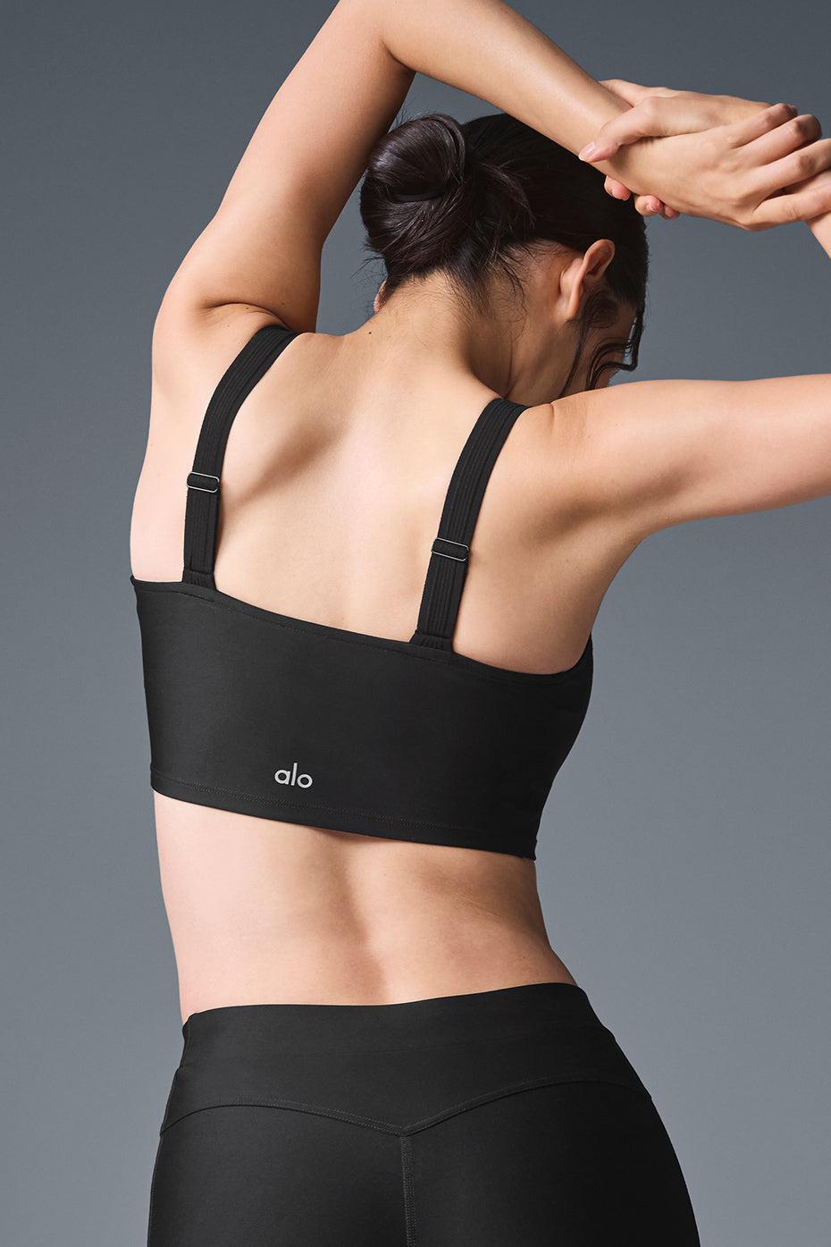 Airlift Turn It Up Bra Tank - Black Female Product Image