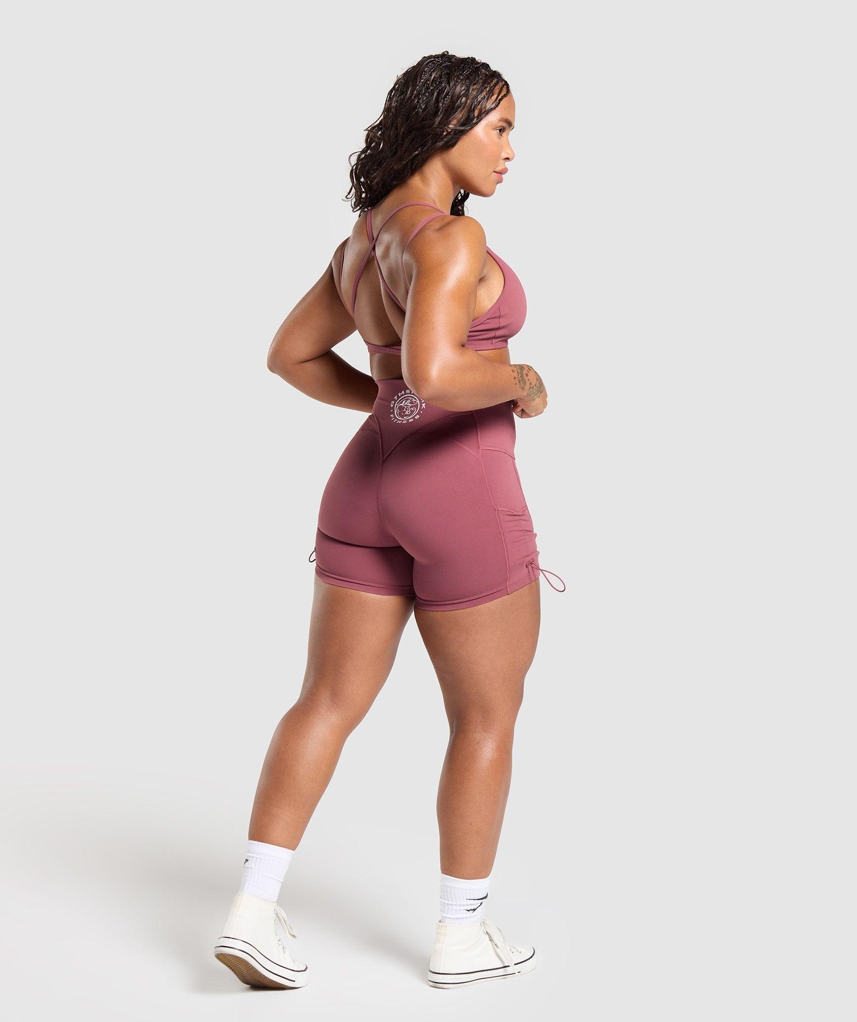 Gymshark Legacy Bra - Washed Berry Pink Female Product Image