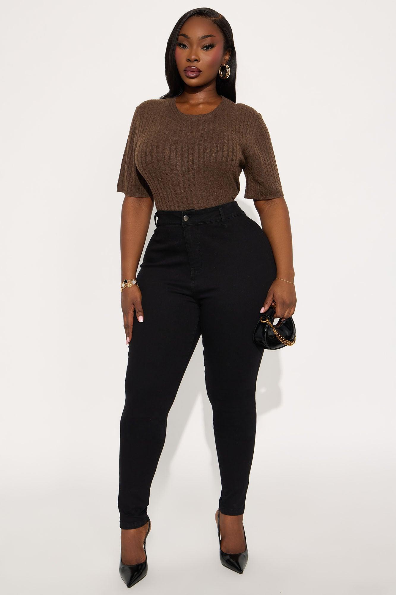 Tall Enough Said High Stretch Skinny Jean - Black Female Product Image