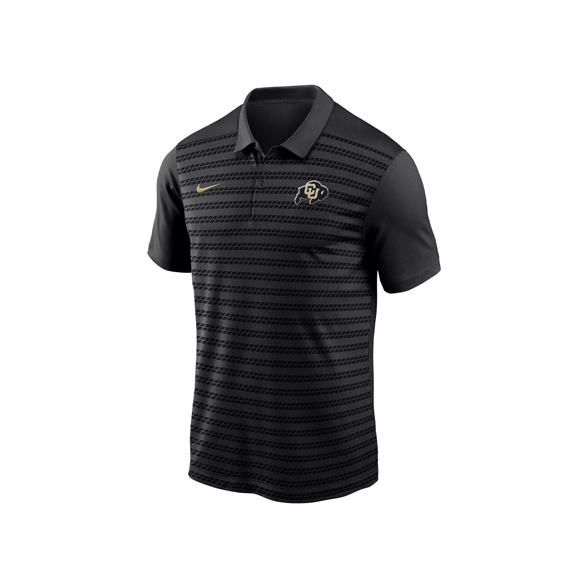 Men's Nike Black Colorado Buffaloes 2024 Early Season Coaches Sideline Polo,  Product Image