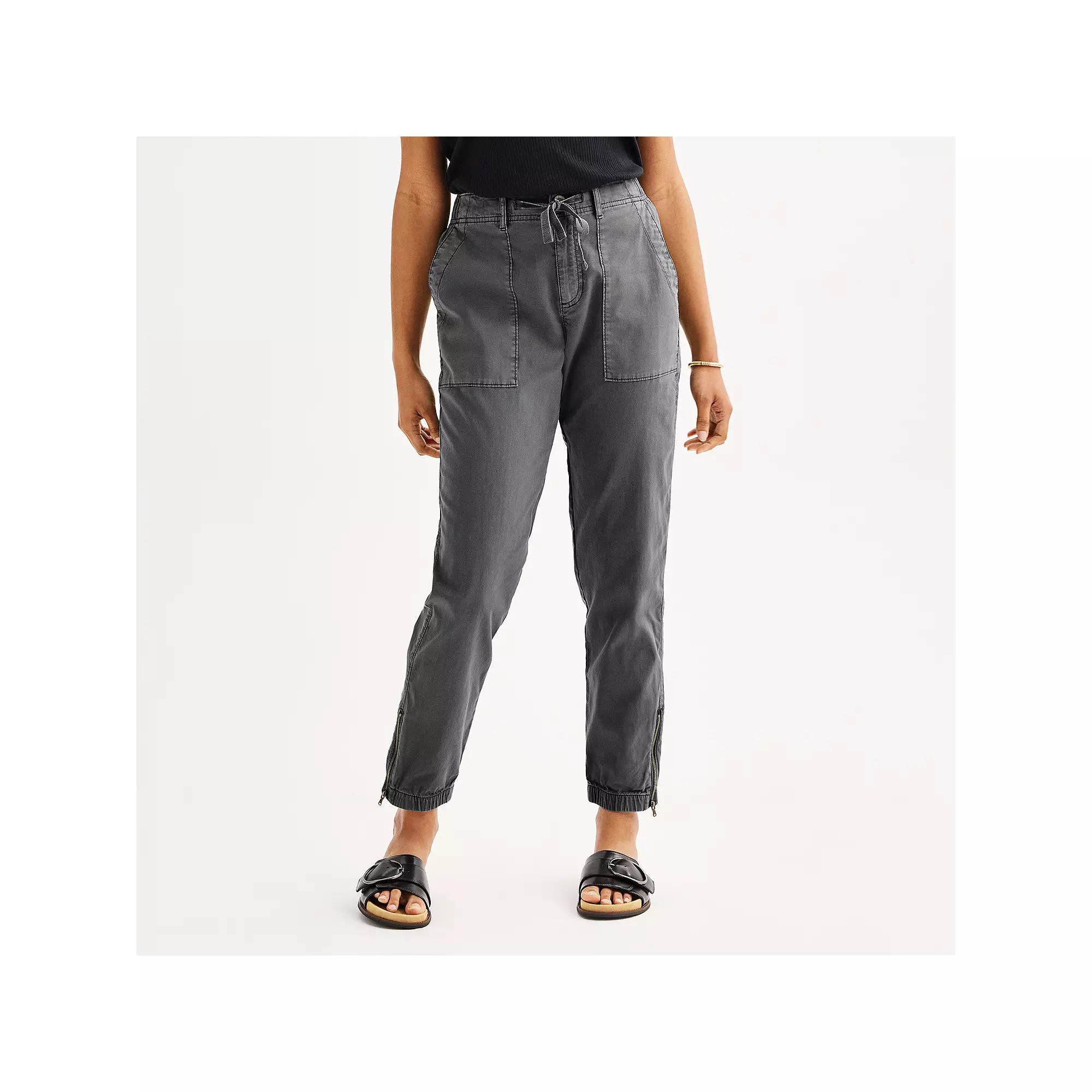 Women's Sonoma Goods For Life® Zip Hem Core Utility Jogger Pants,  Product Image
