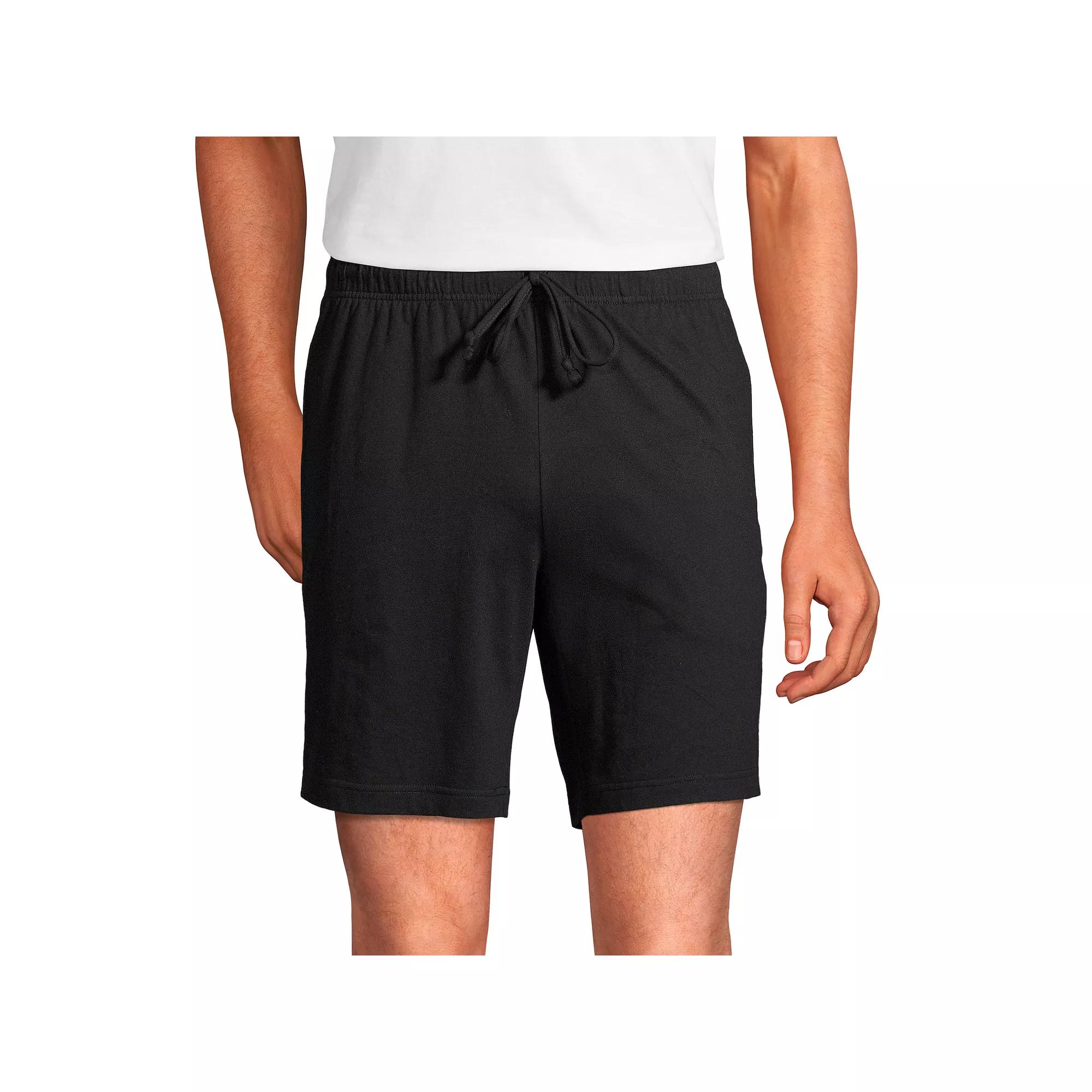 Men's Lands' End Knit Jersey Pajama Shorts,  Product Image