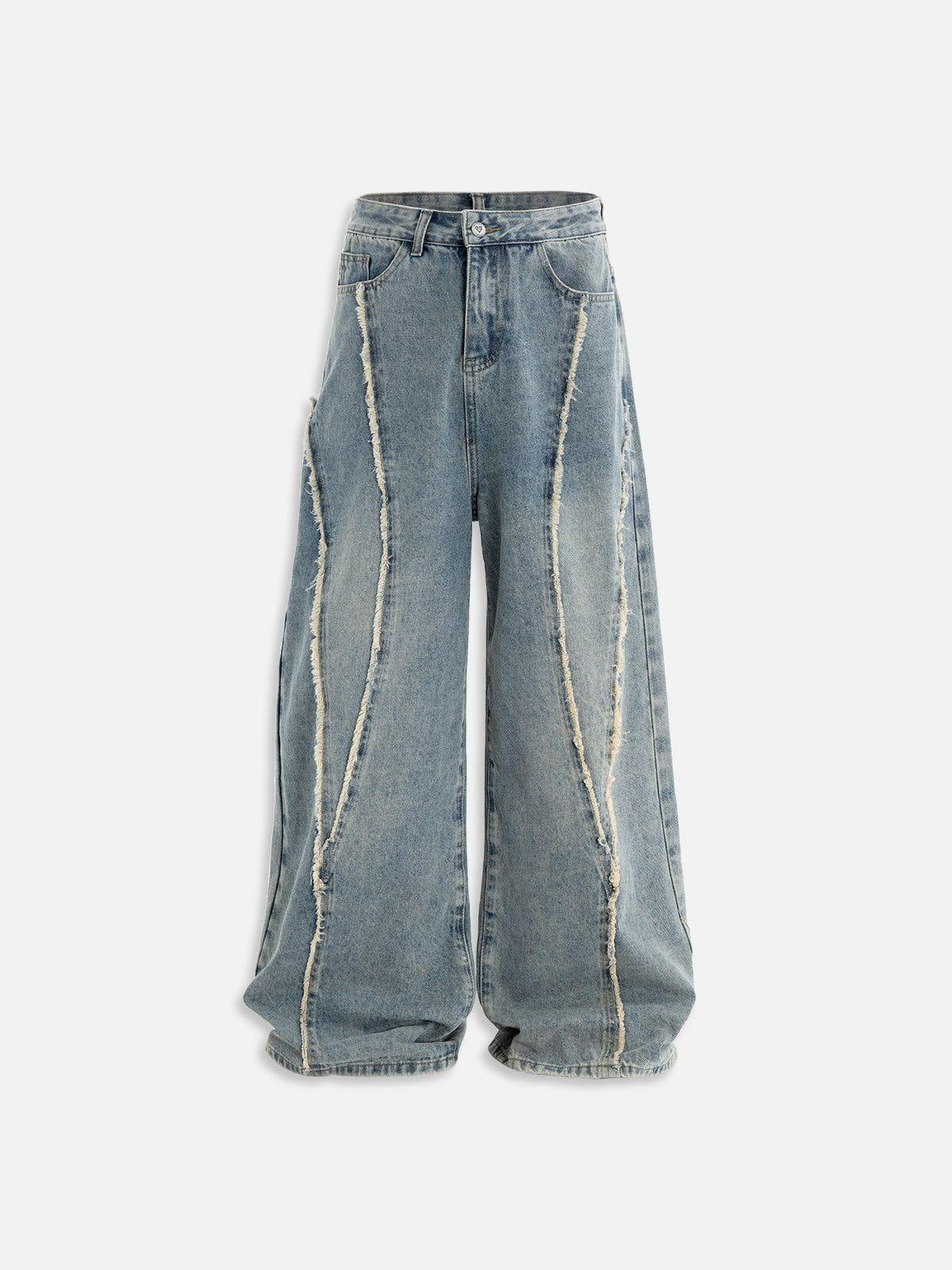 Aelfric Eden Baggy Fringe Jeans Product Image