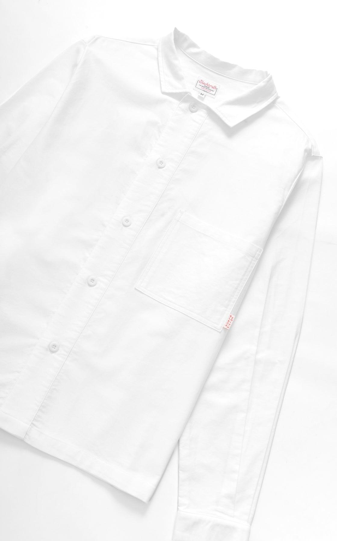Blacksmith - 'Boxford' Utility Shirt - White Product Image