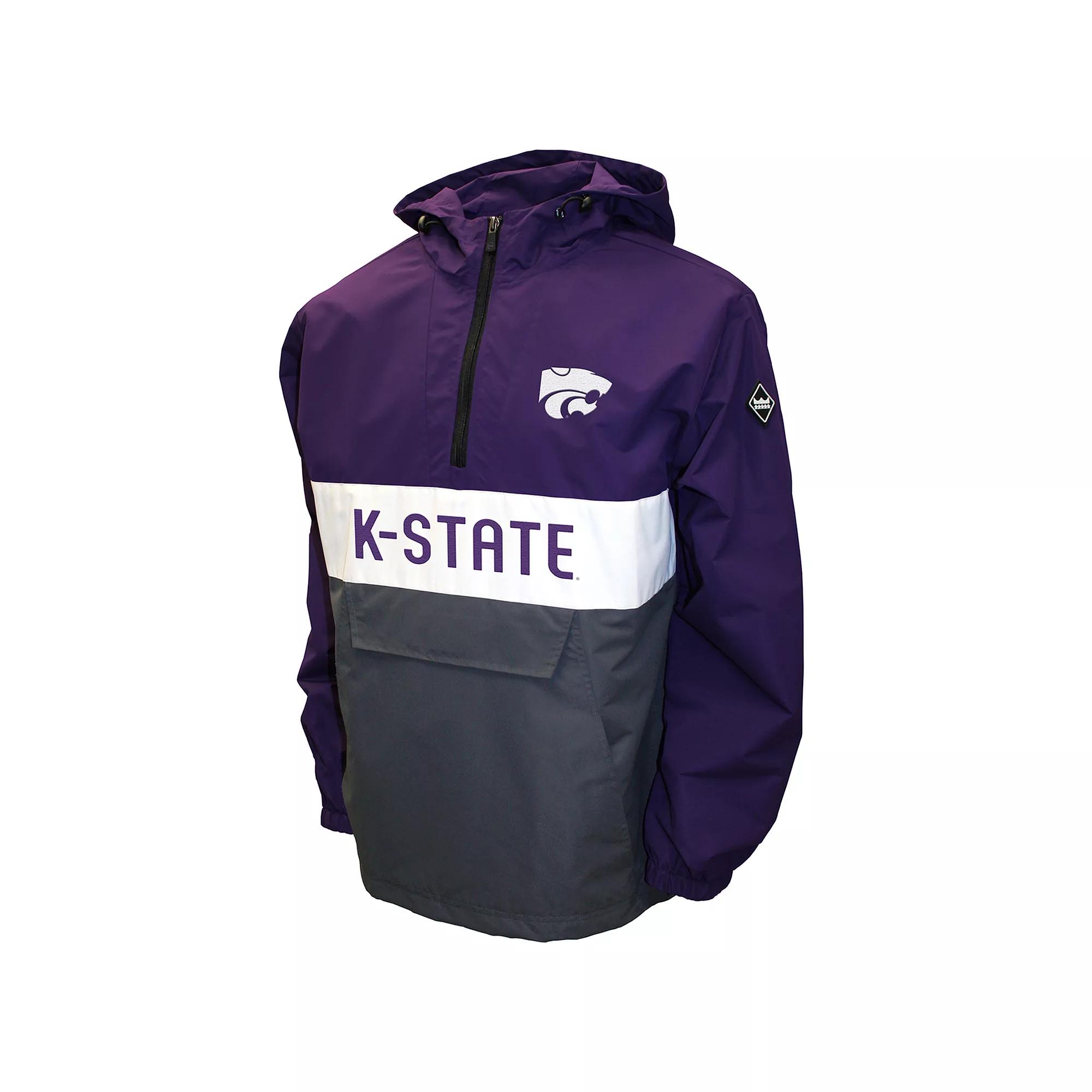 Men's Franchise Club Kansas State Wildcats Alpha Anorak Pullover, Size: XL, Purple Product Image