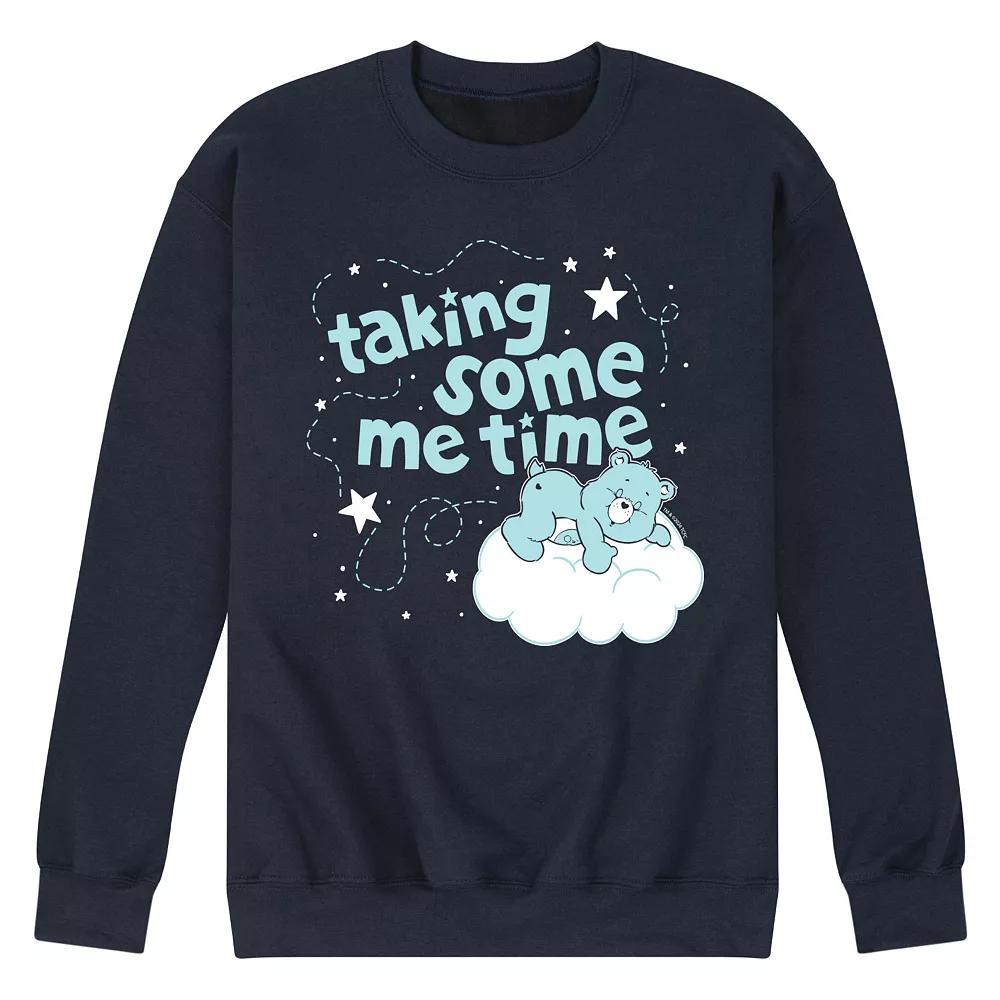 Men's Care Bears Taking Some Me Time Fleece Sweatshirt,  Product Image
