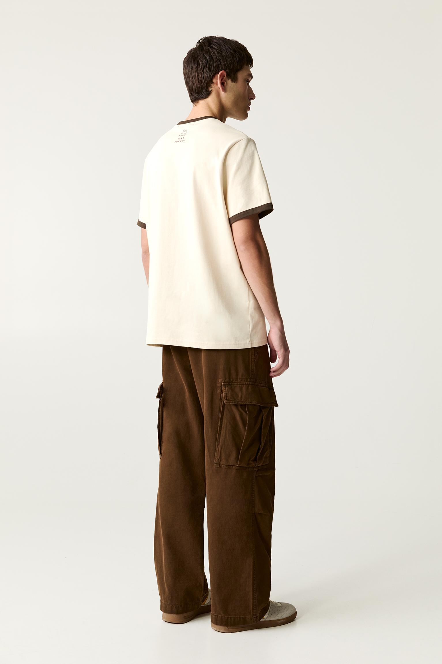 Washed baggy cargo pants Product Image
