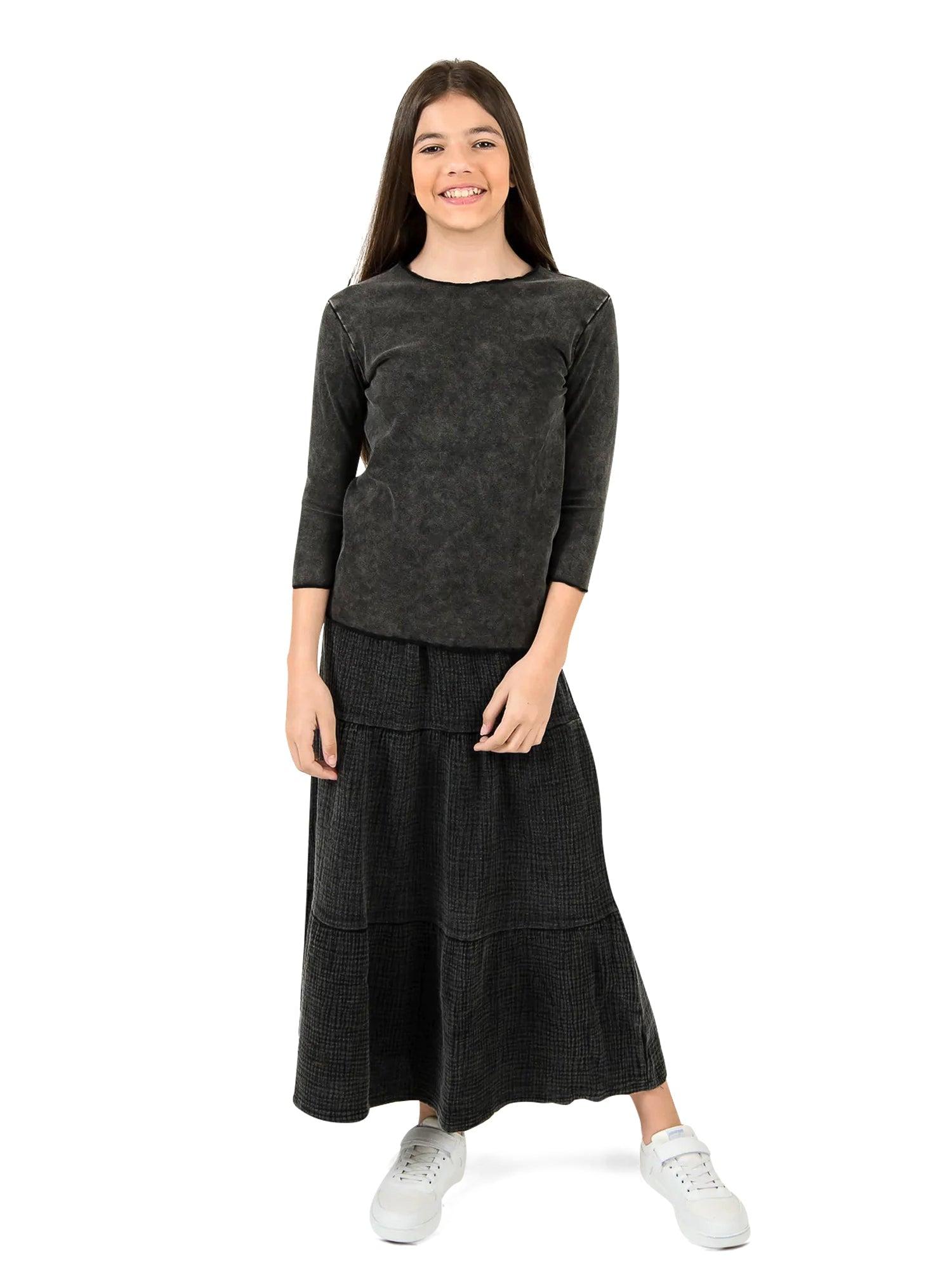 Jay Basic Harlor Denim Wash Top Product Image