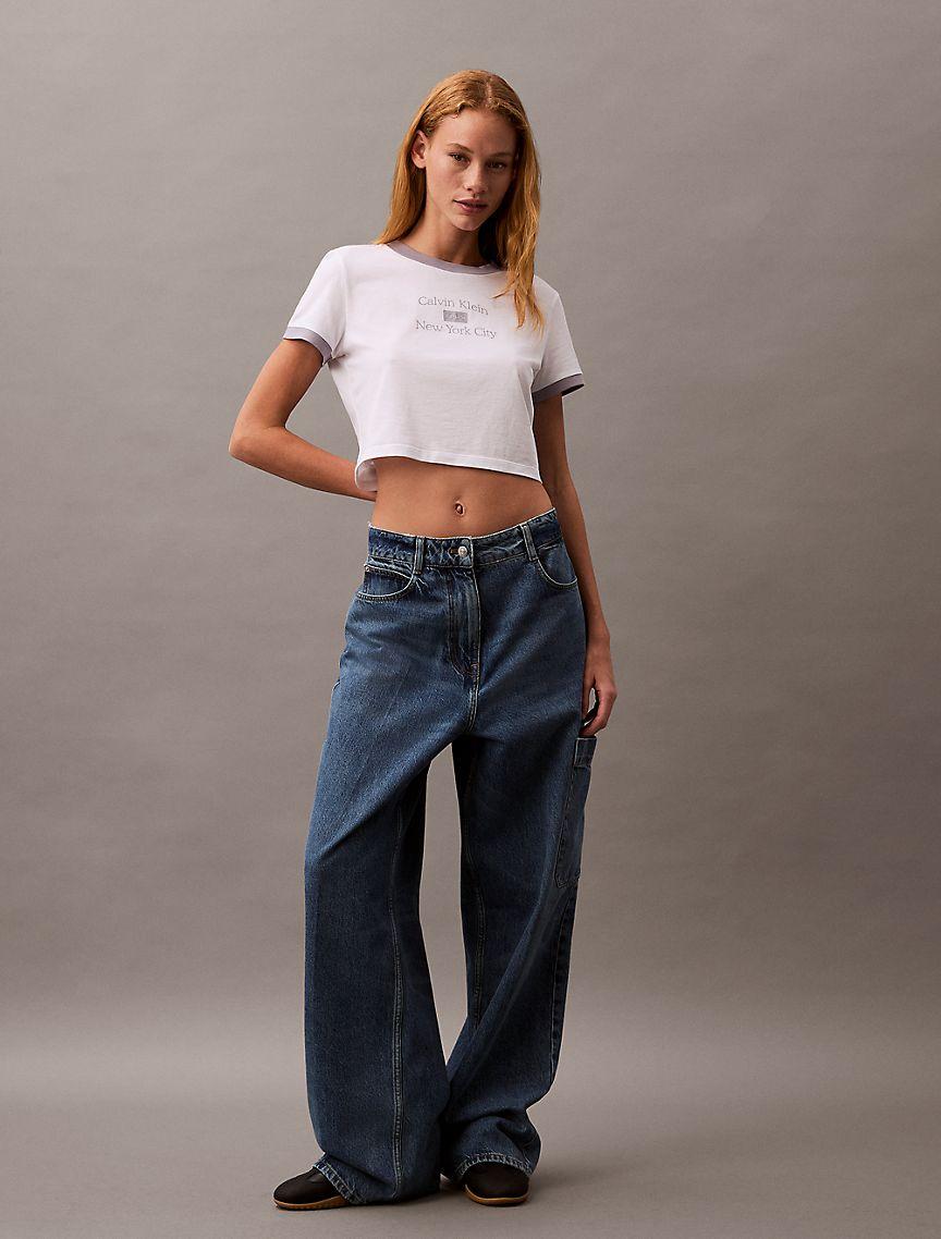 Logo Graphic Cropped Classic T-Shirt Product Image