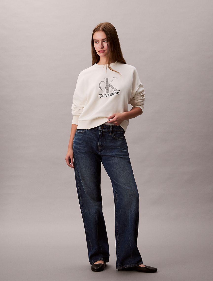 Fleece Logo Graphic Relaxed Sweatshirt Product Image