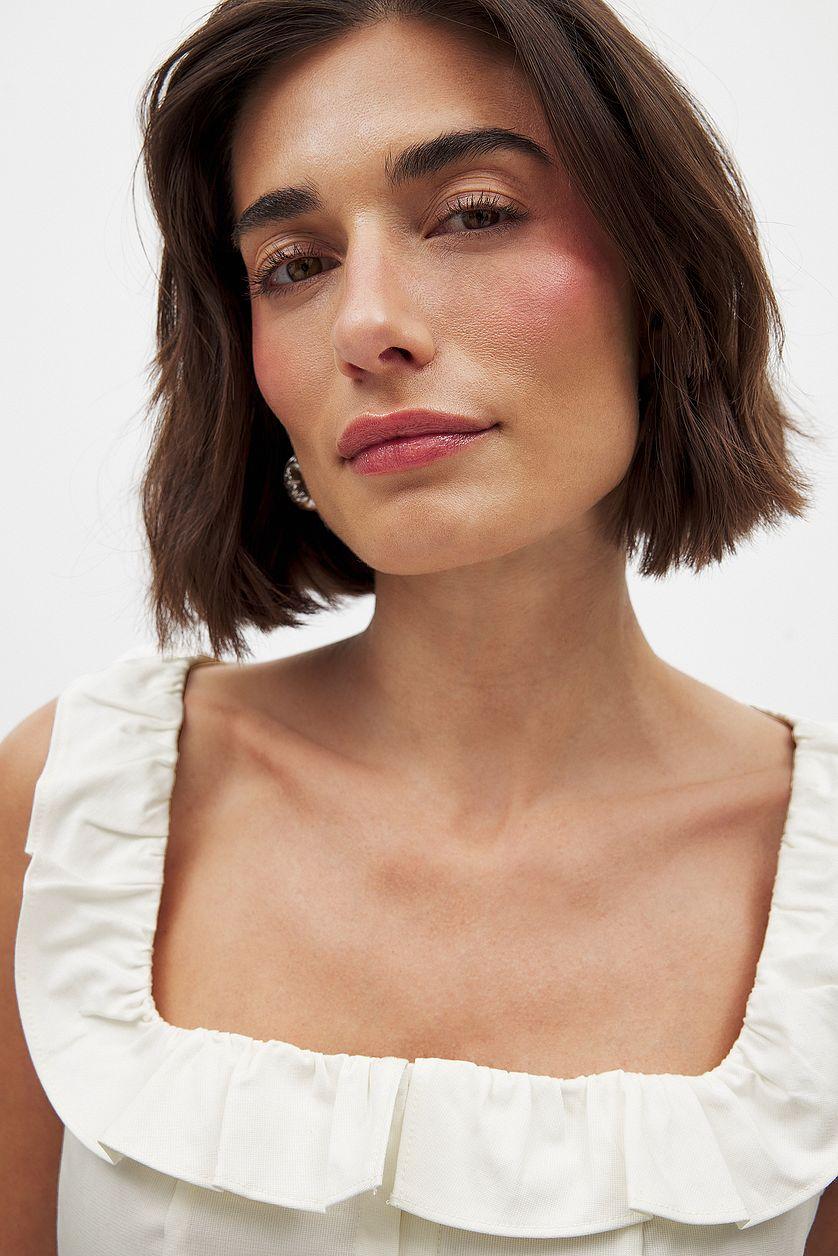 Square Neck Ruffle Corset Top Product Image