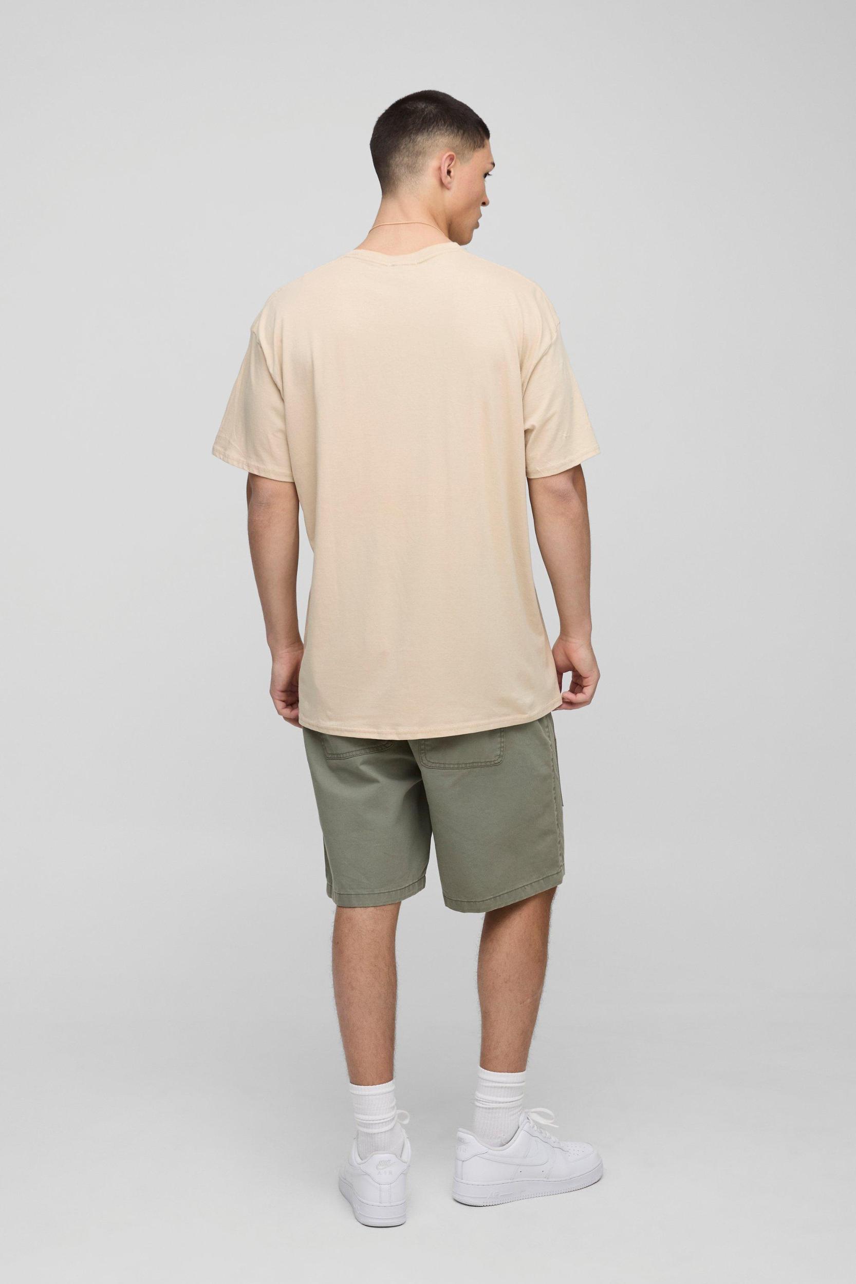 Oversized Embroidered Official Floral T-Shirt | boohooMAN USA Product Image