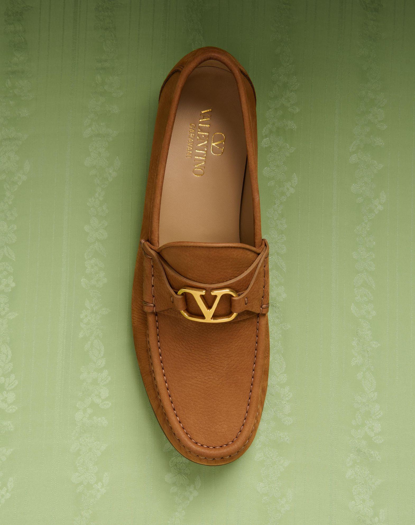 Vlogo Signature Deerskin Suede Loafer Product Image