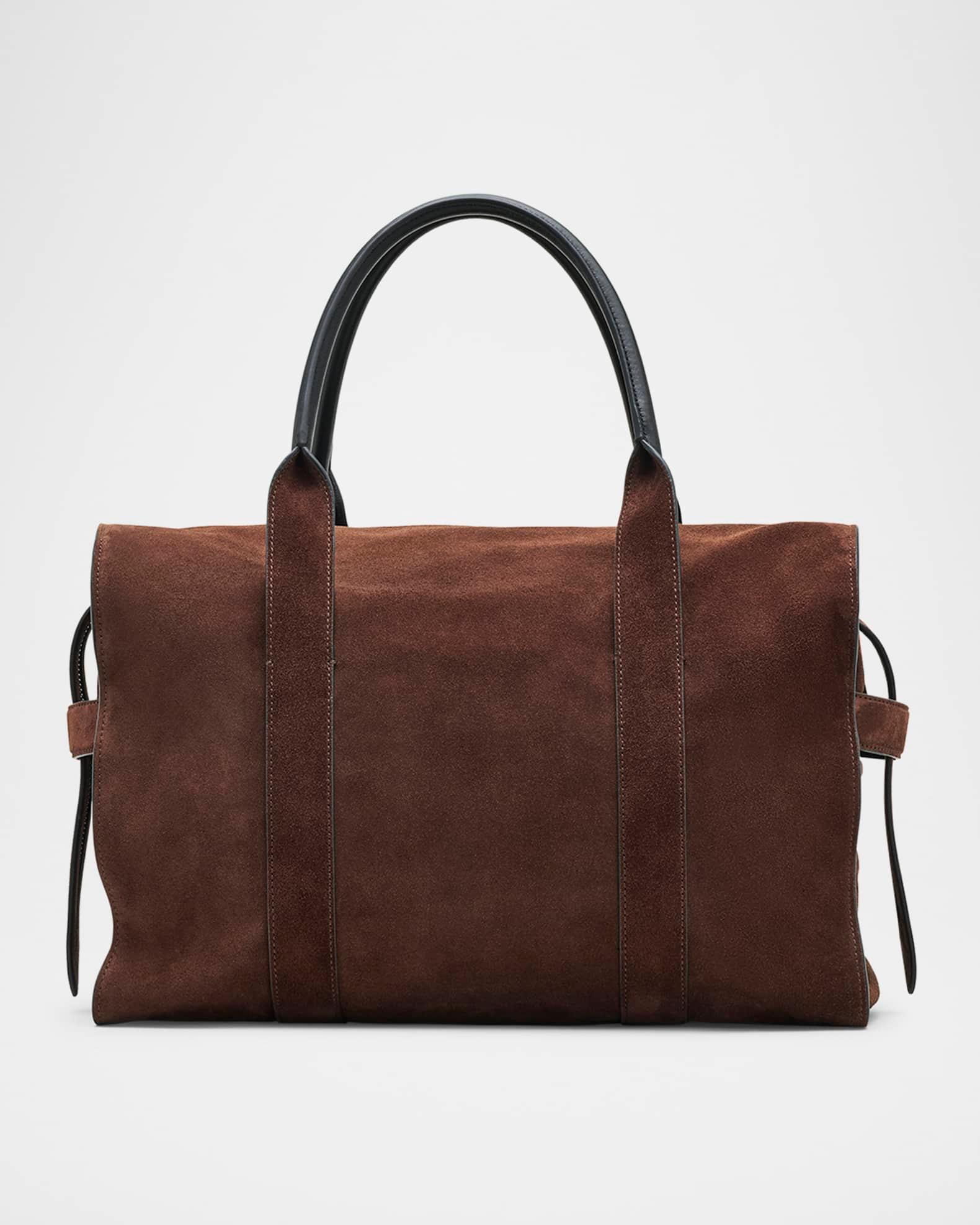 The Dakota Belted Suede Tote Bag Product Image