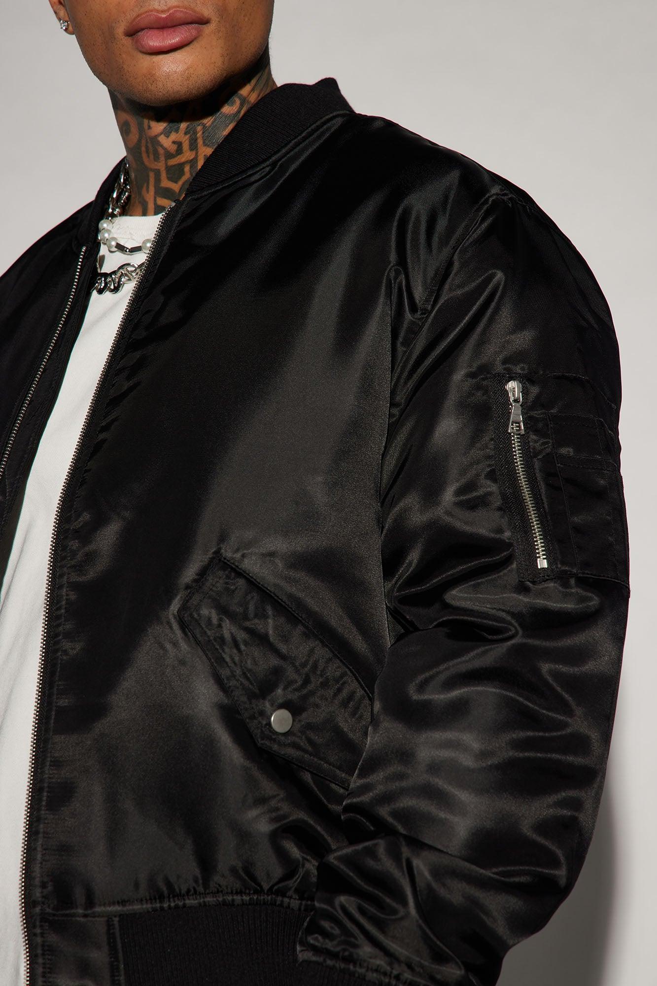 Classic Bomber Jacket - Black Product Image