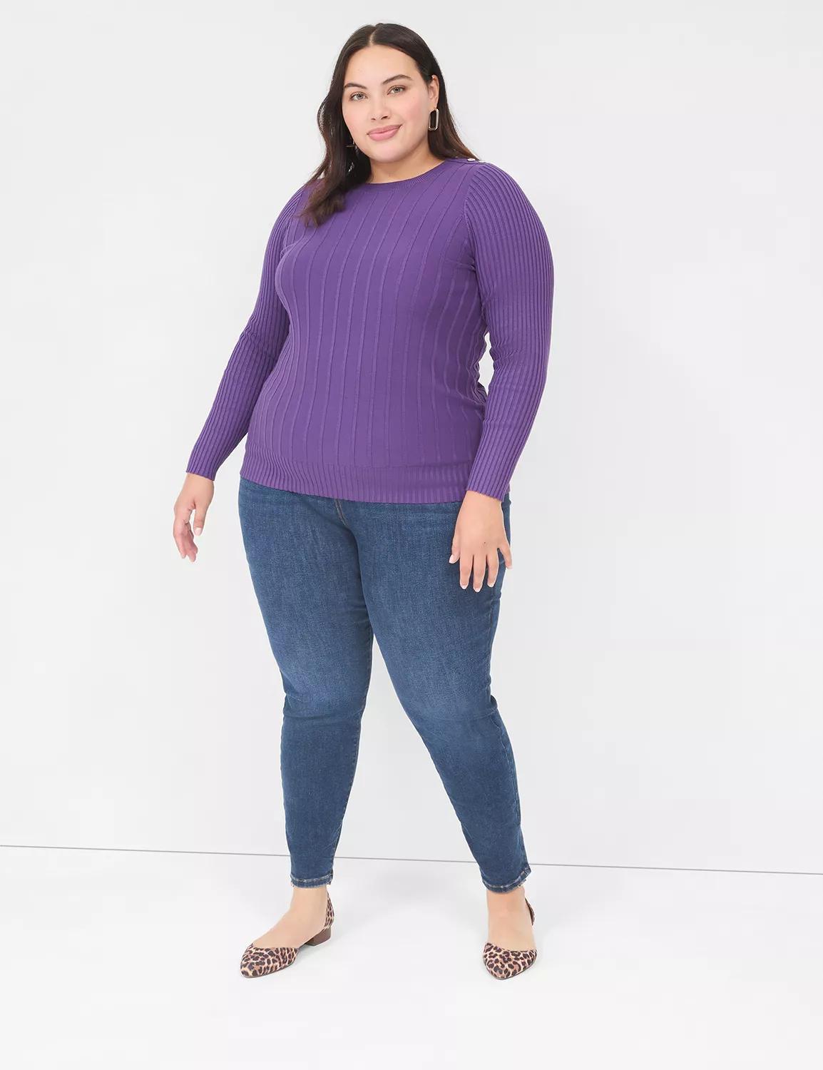 Rib Pullover Sweater Product Image