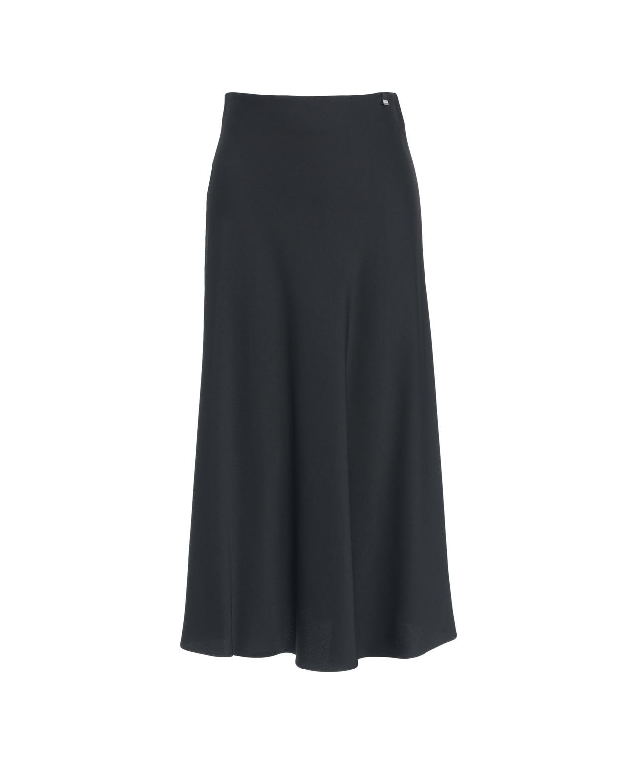 Satin midi skirt Product Image