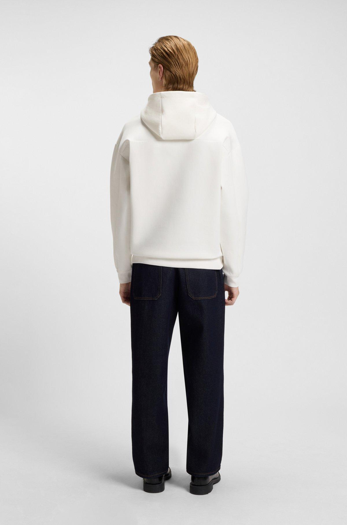 Interlock hoodie with stacked logos Product Image