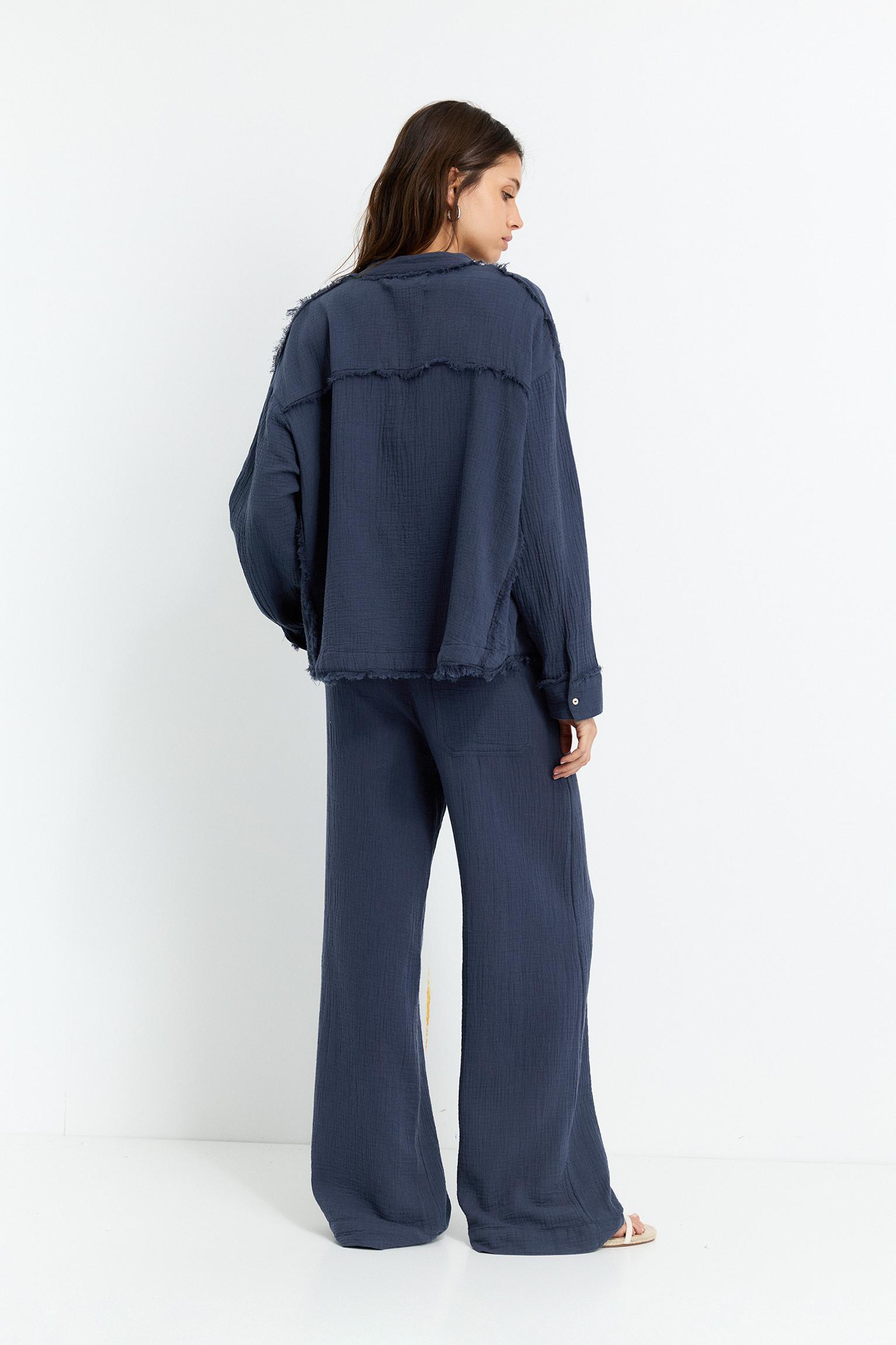 Oversize crepe shirt Product Image
