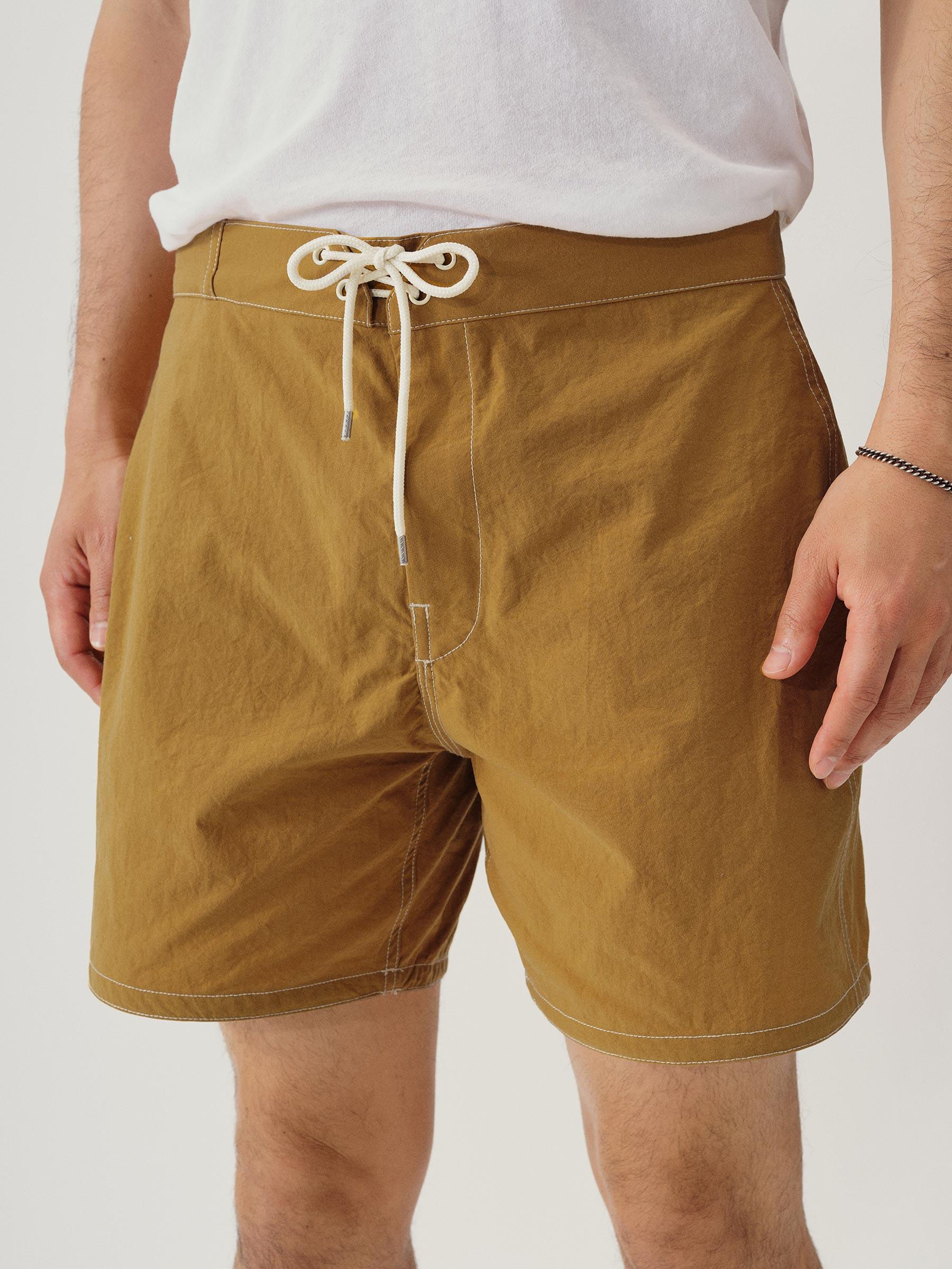 Gold Japanese Oxford Board Short Product Image