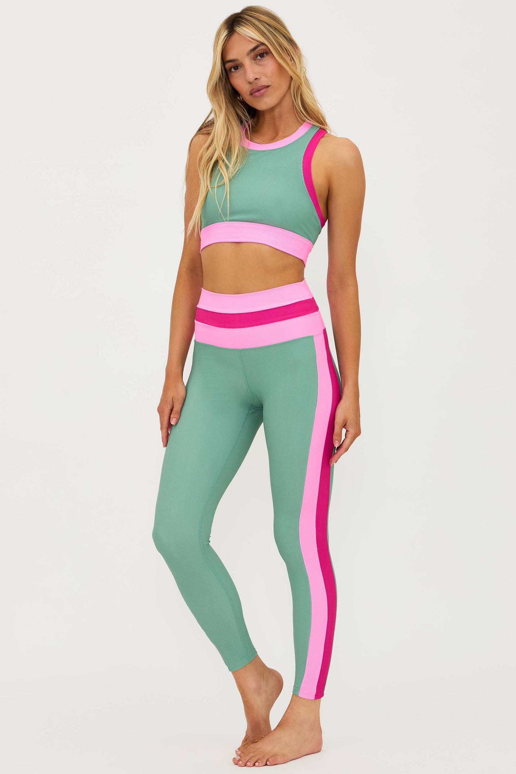 Mariella Legging Sage Bloom Colorblock Product Image