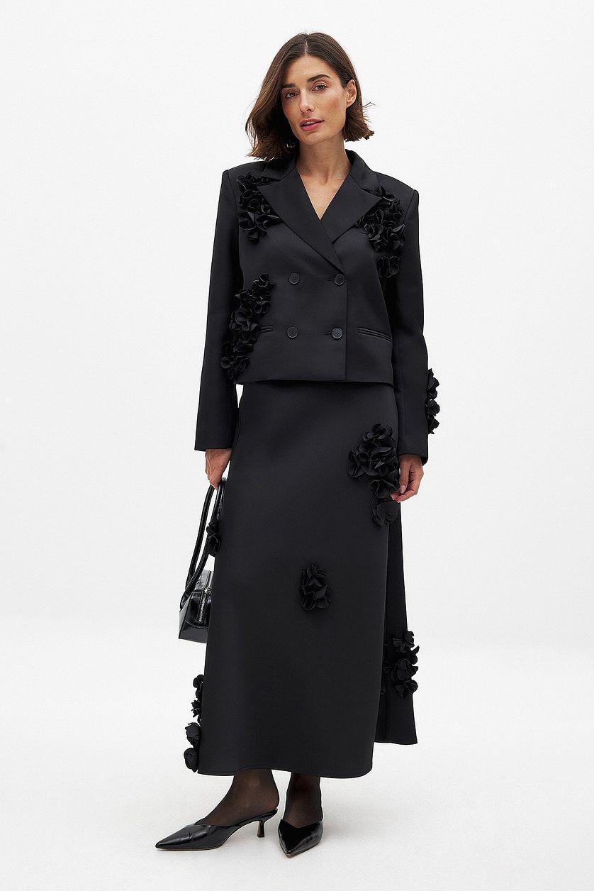 Flower Embellishment Skirt Product Image