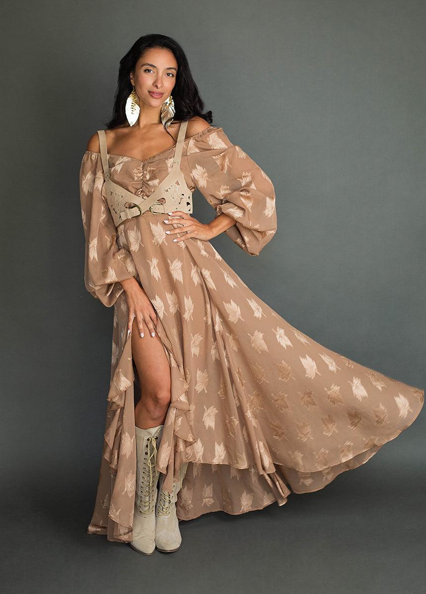 Isabella Dress in Latte Female Product Image