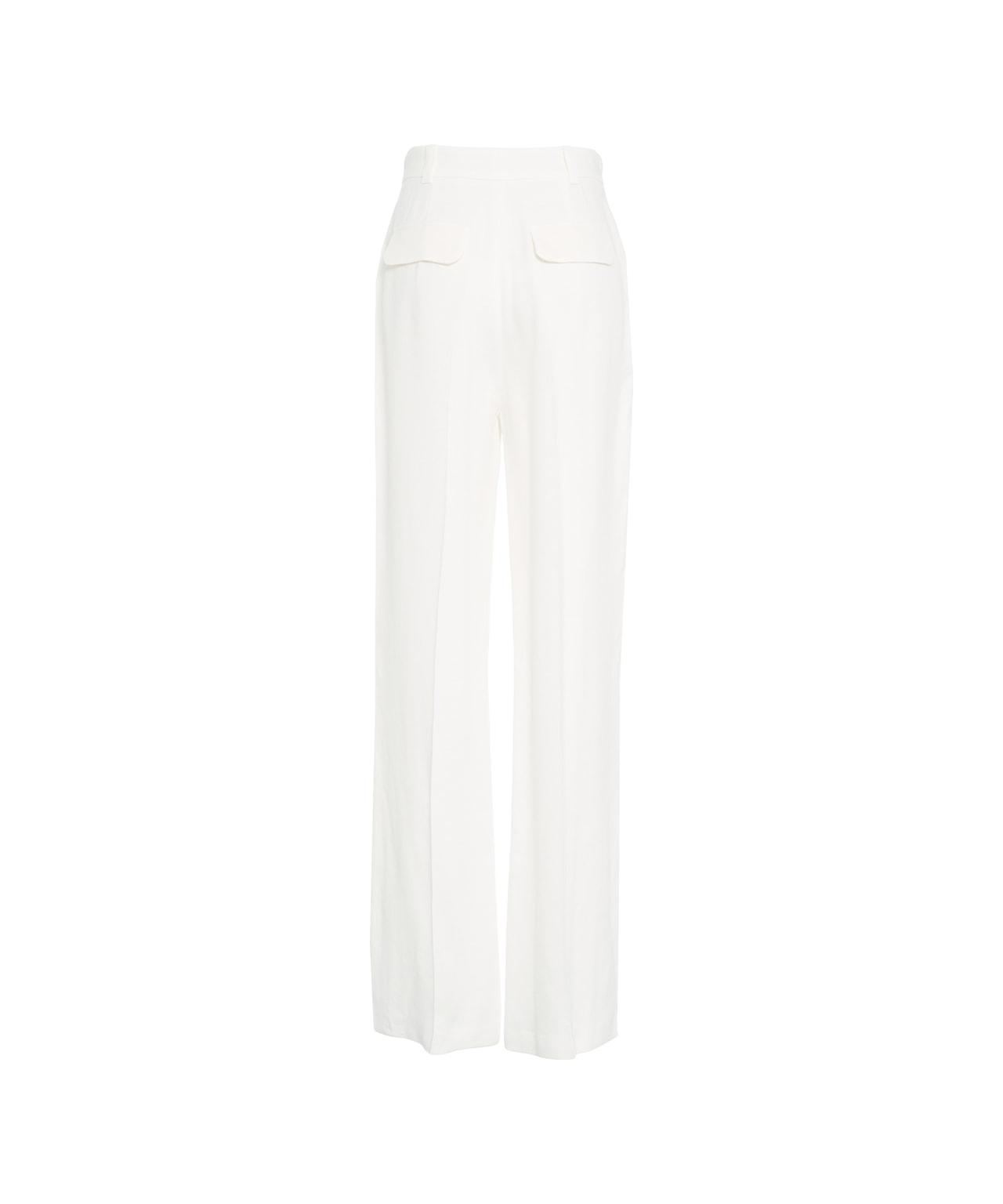 Linen blend pleated pants Product Image