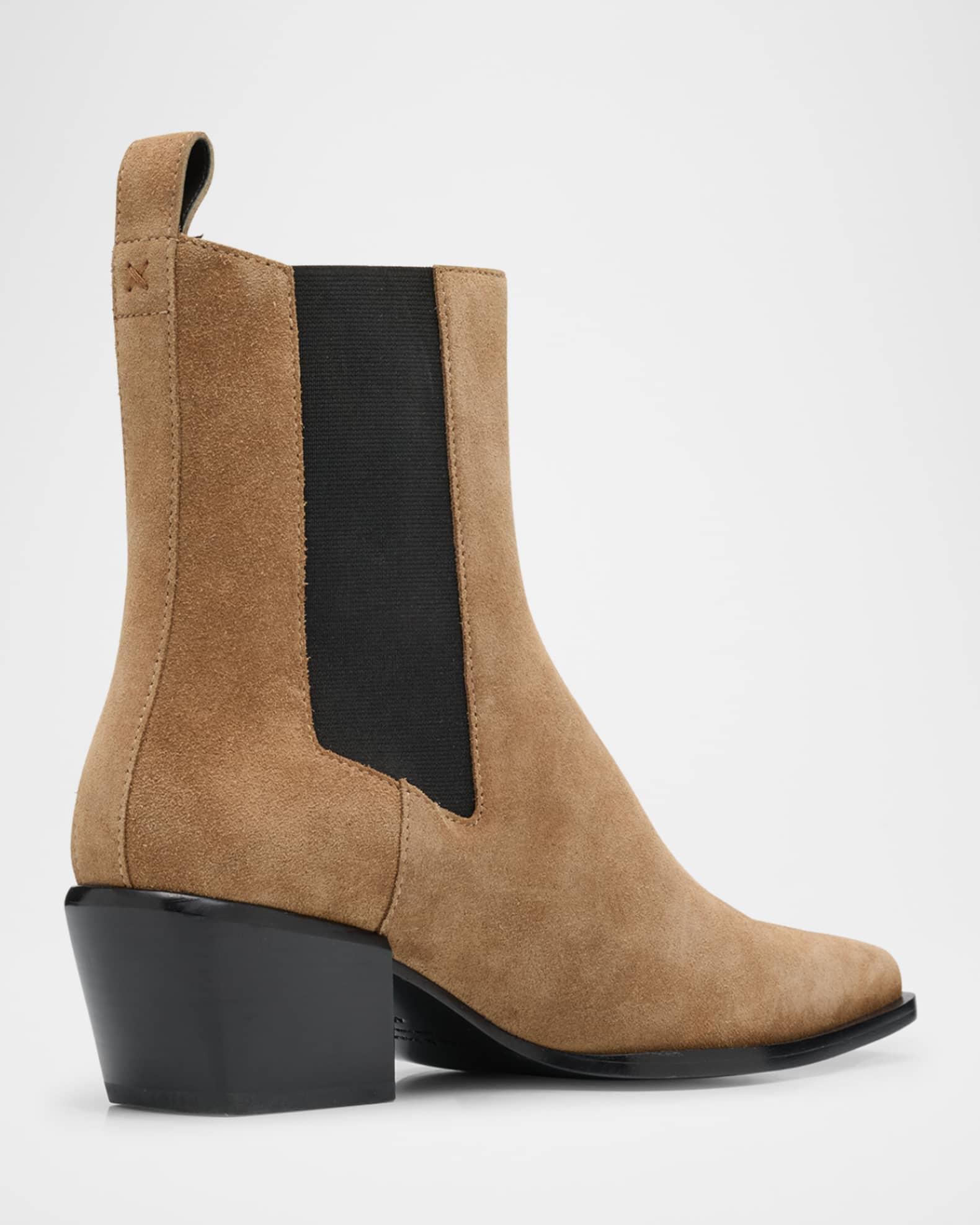 Joni Suede Chelsea Booties Product Image