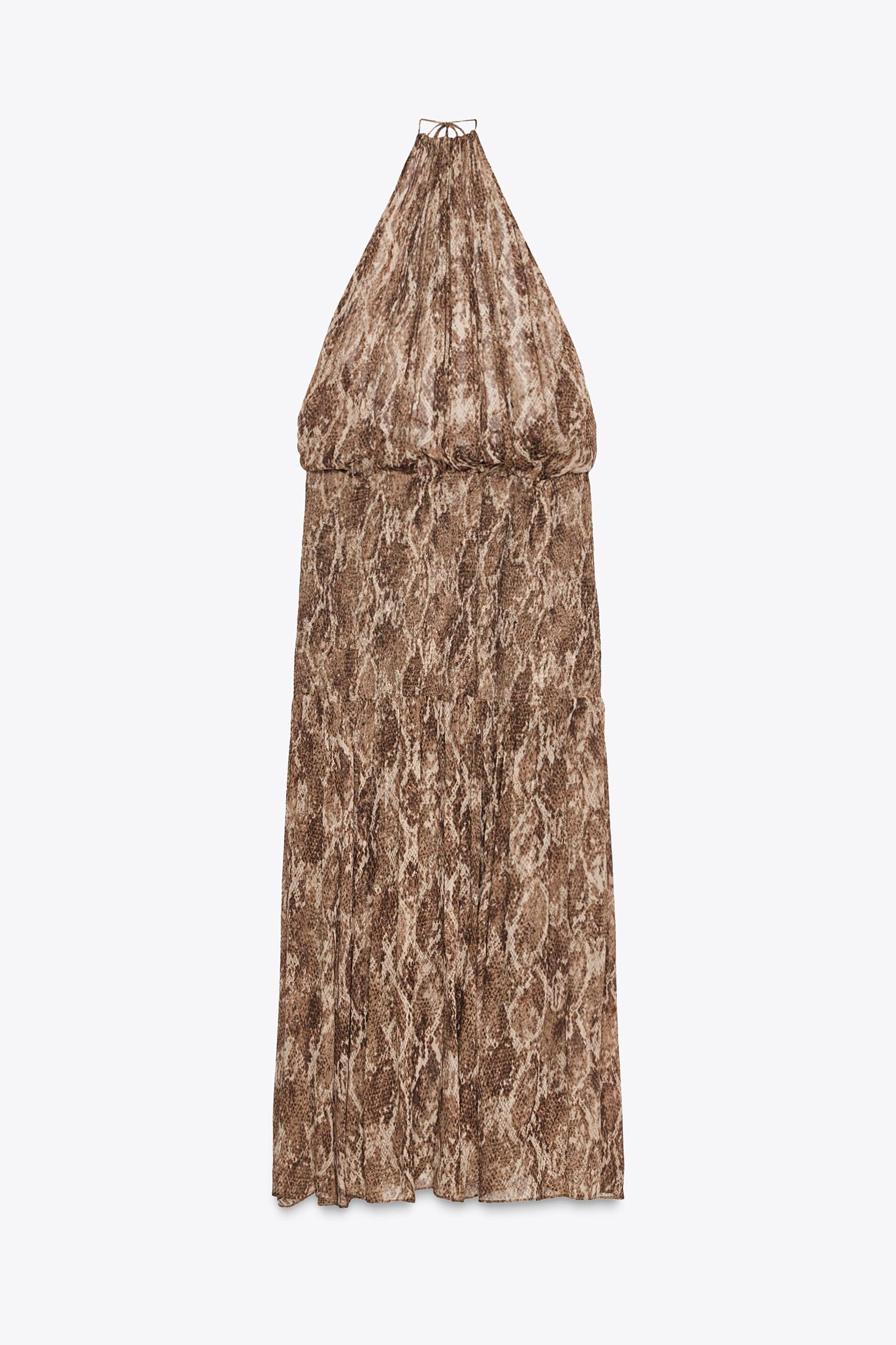 ZW COLLECTION PRINTED HALTER DRESS Product Image