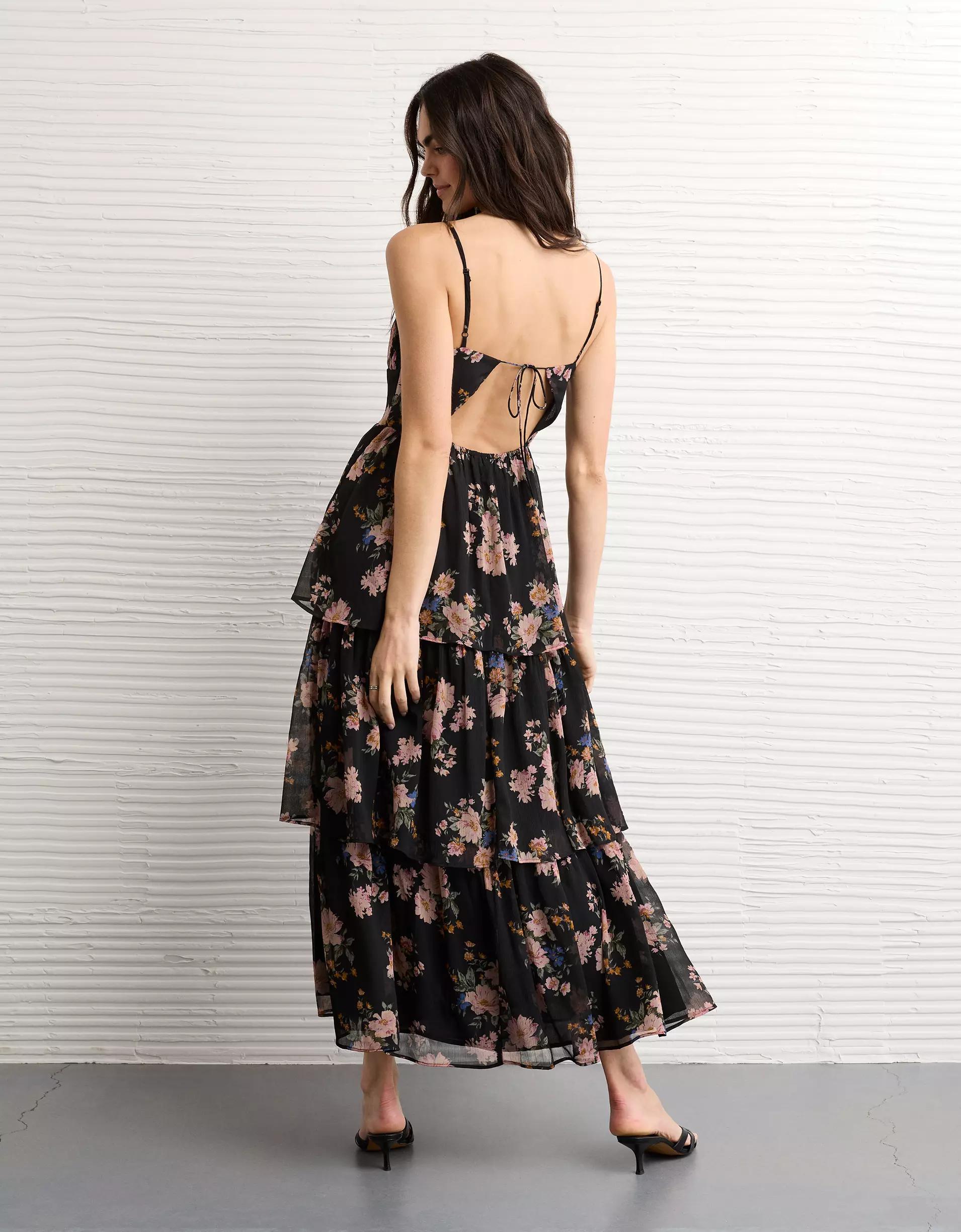 AE Sweetheart Tiered Maxi Dress Women's Product Image