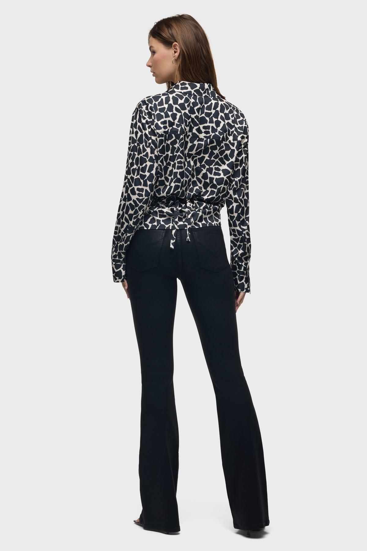 Long Sleeve Wrap Shirt Female Product Image